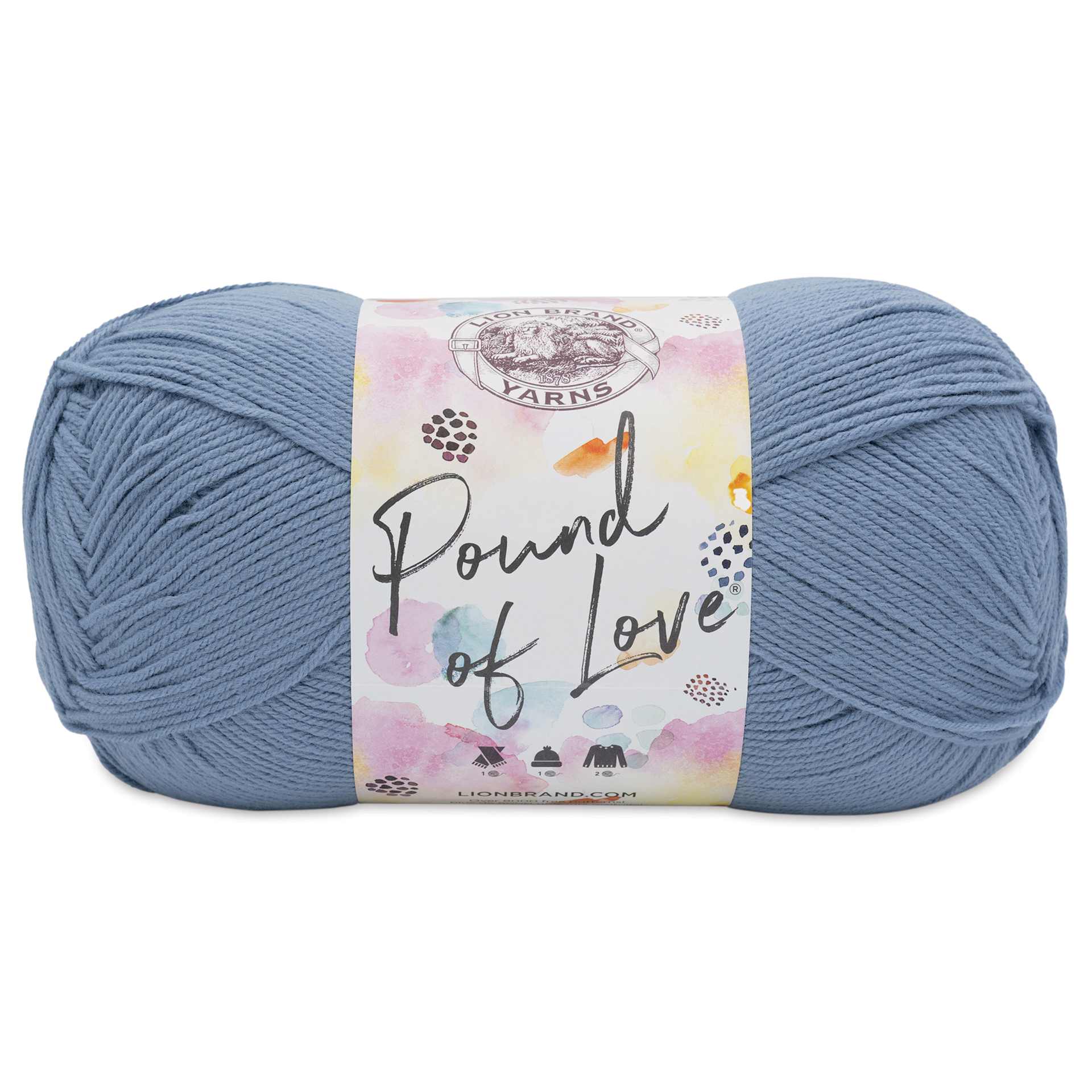 Lion Brand Pound of Love Yarn - Stone, 16 oz