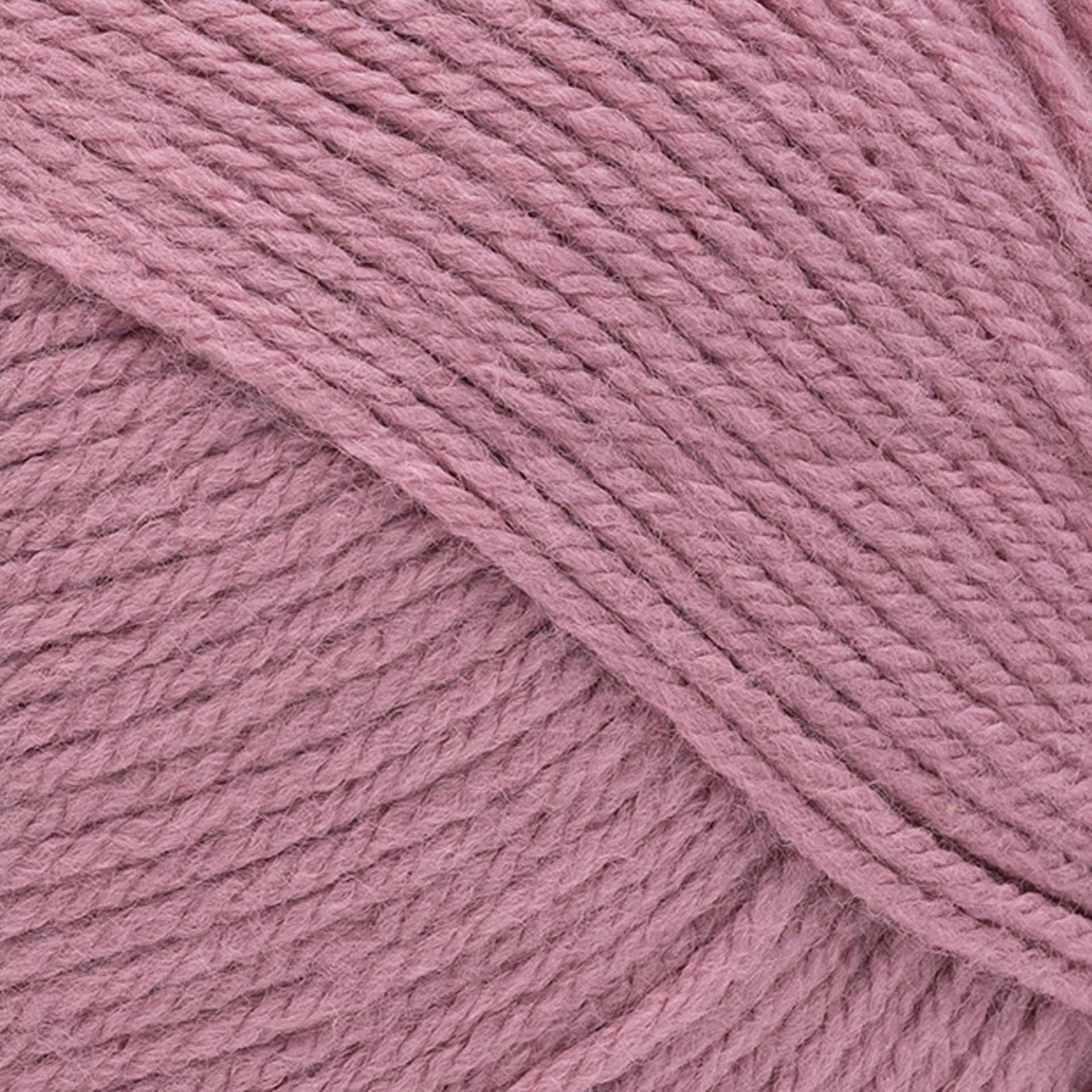Lion Brand Pound of Love Yarn - Heather Rose, 16 oz close up to show texture