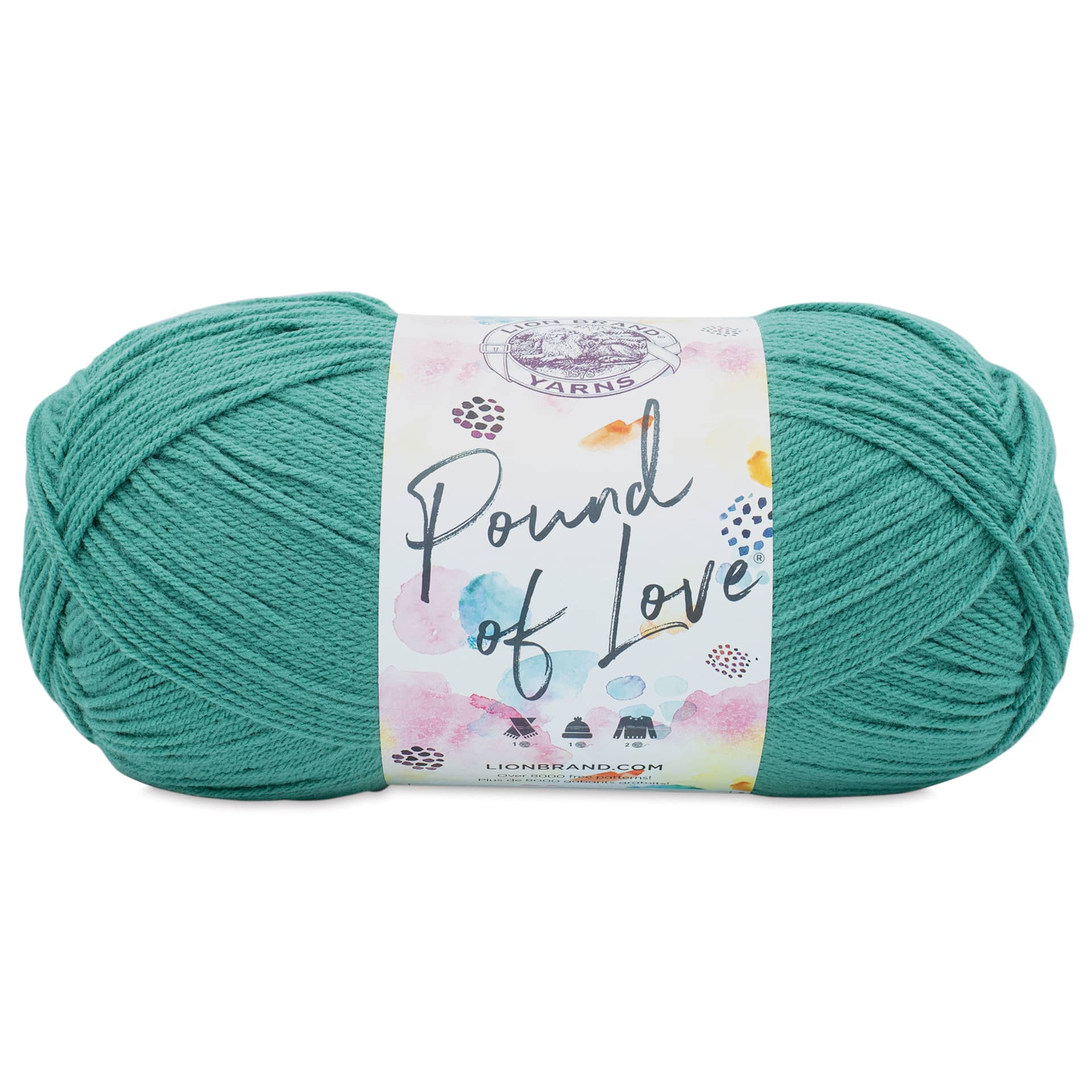 Lion Brand Pound of Love Yarn - Waterfall, 16 oz