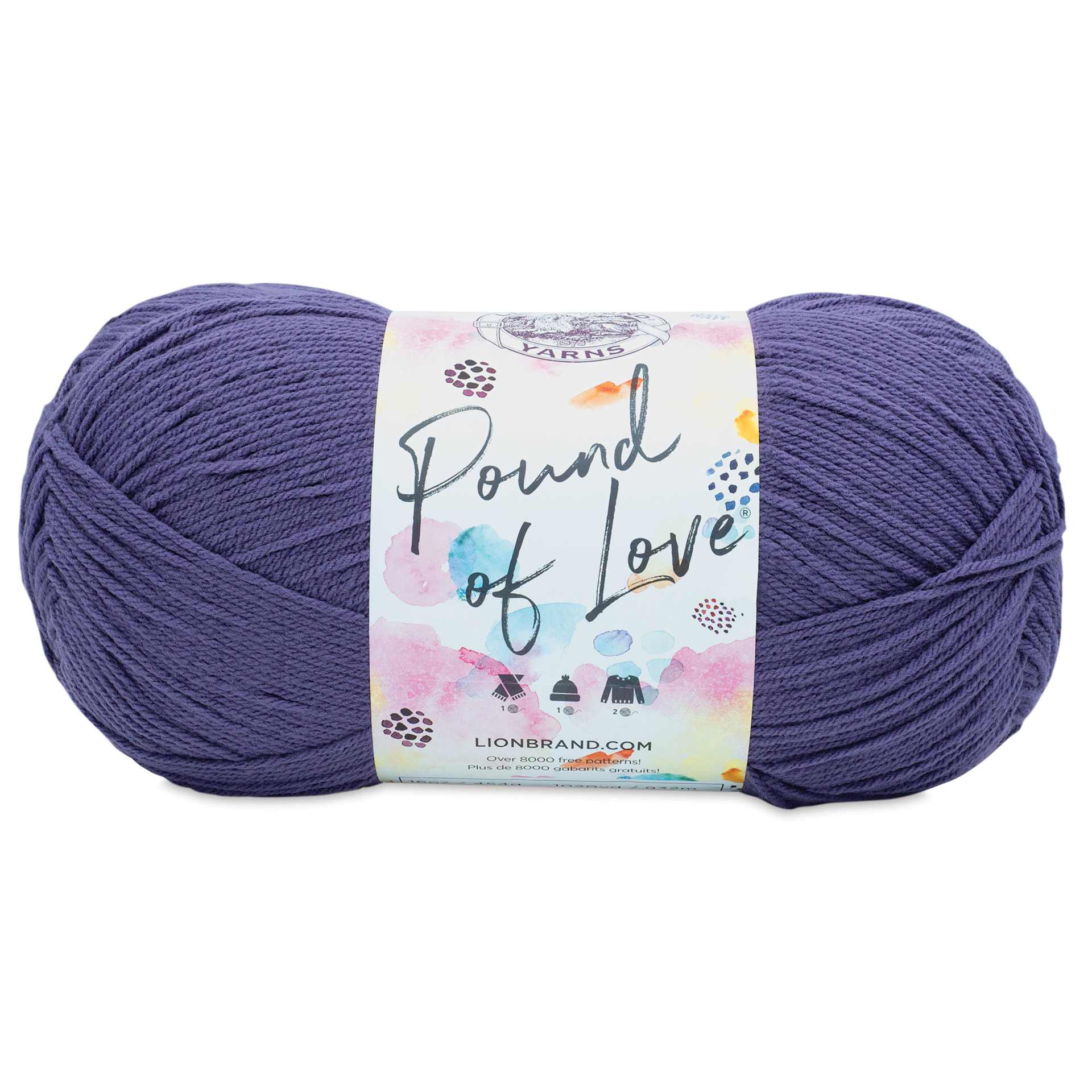 Lion Brand Pound of Love Yarn - Thistle, 16 oz