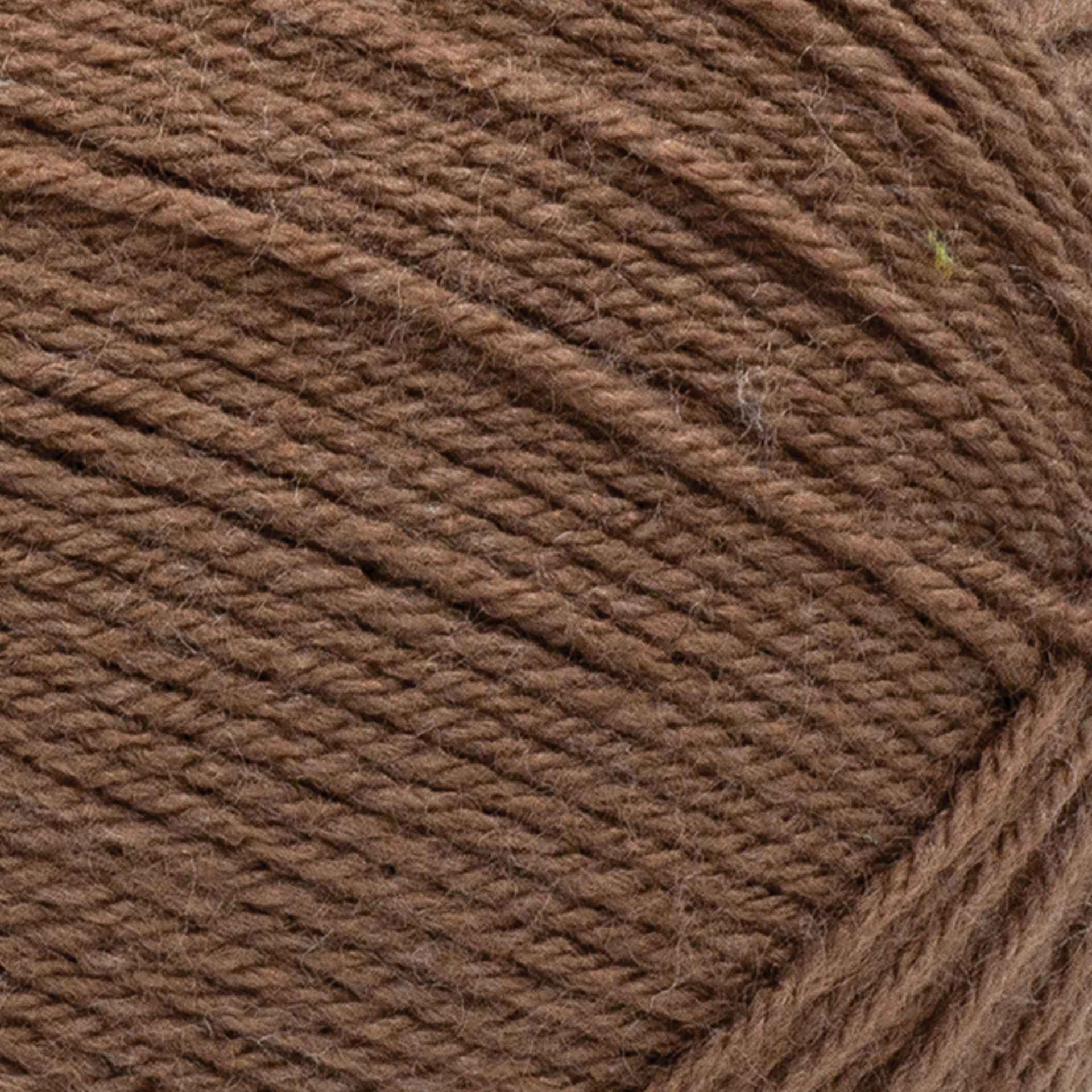 Lion Brand Pound of Love Yarn - Mocha, 16 oz close up to show texture