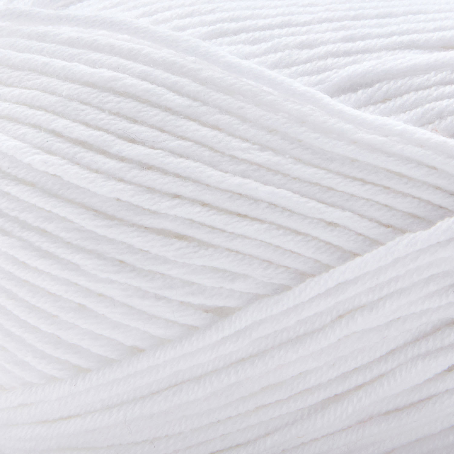 Premier Yarn Cotton Fair Worsted Yarn - White, 207 yds close up to show texture