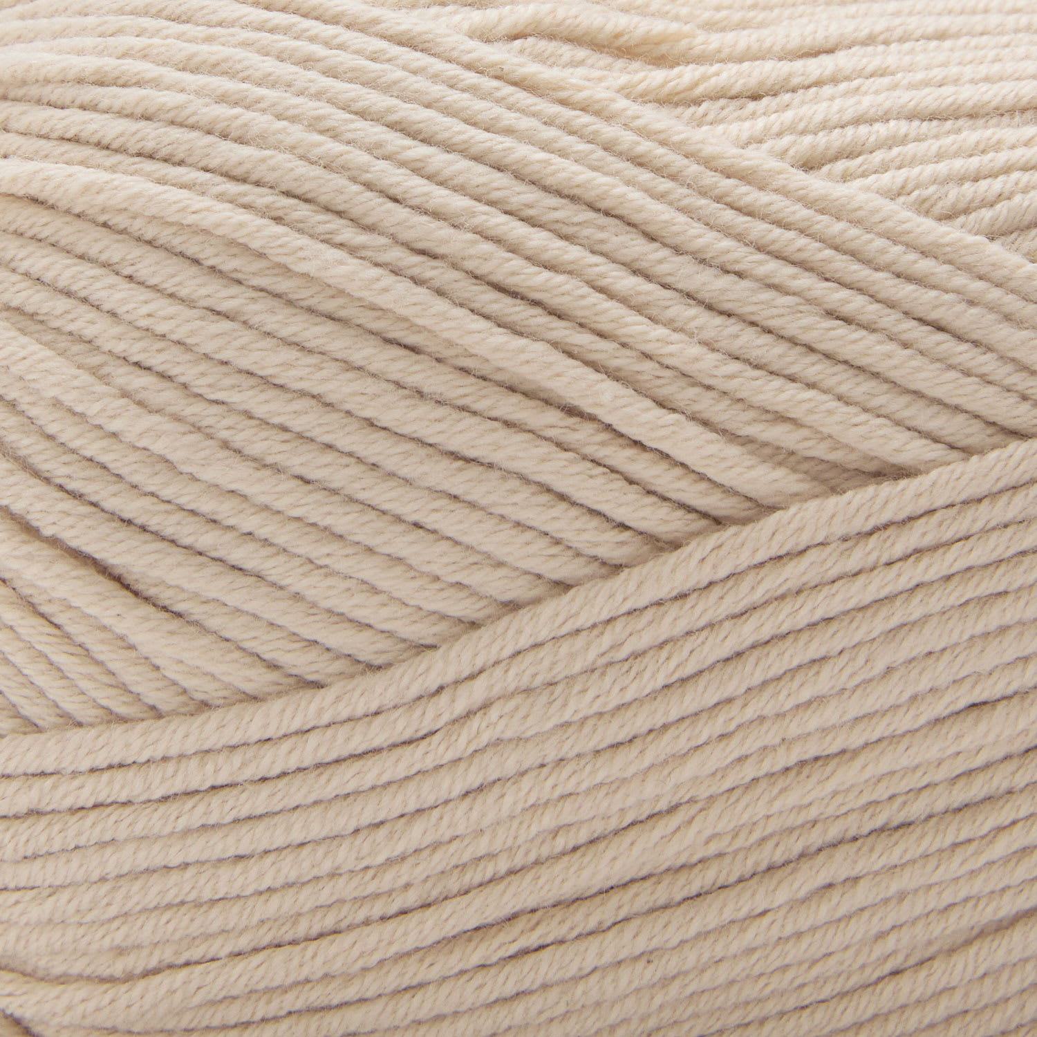Premier Yarn Cotton Fair Worsted Yarn - Sugar Cookie, 207 yds close up to show texture