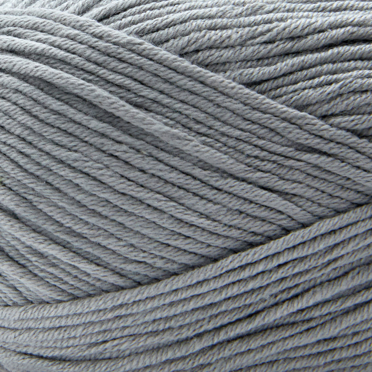 Premier Yarn Cotton Fair Worsted Yarn - Nickel, 207 yds close up to show texture