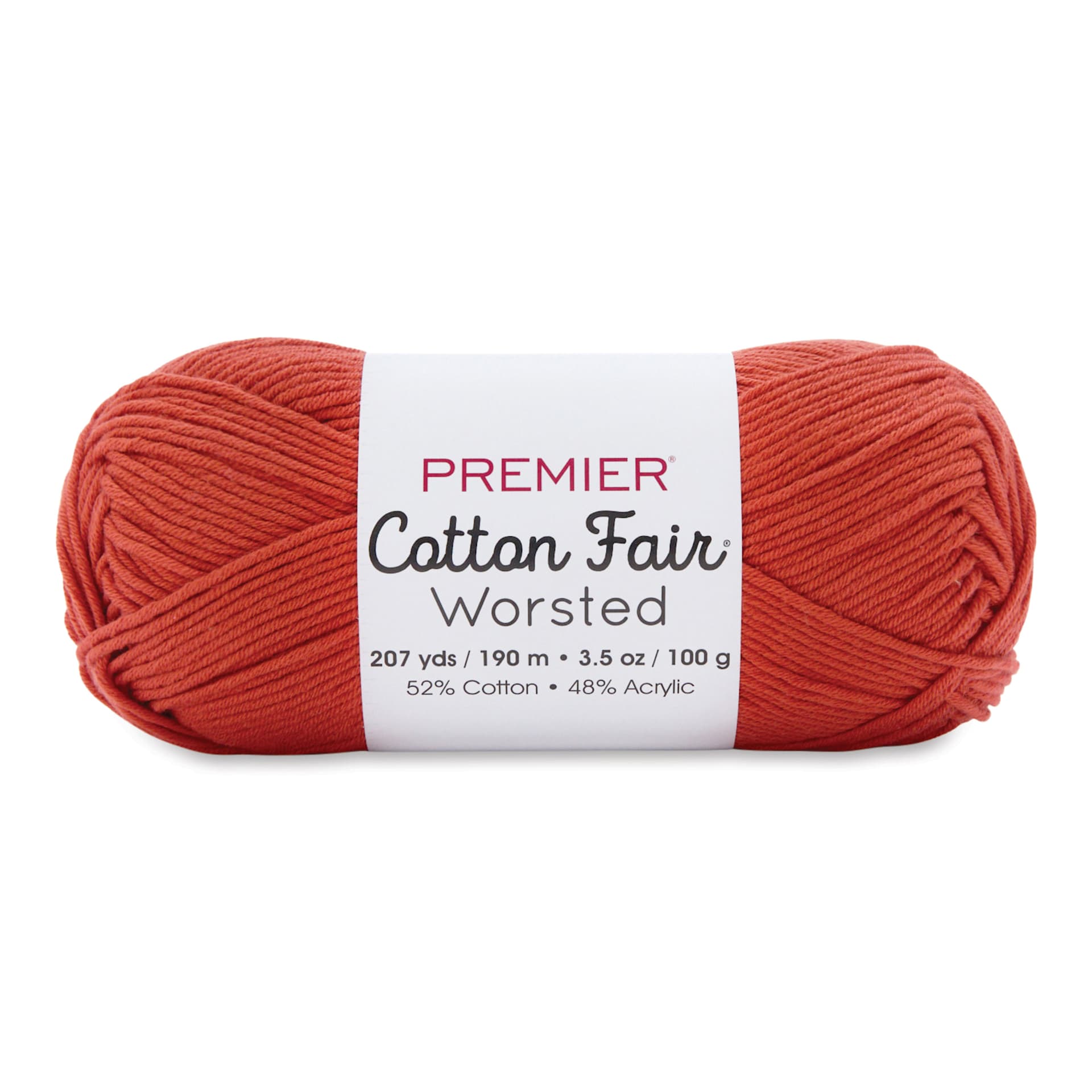 Premier Yarn Cotton Fair Worsted Yarn - Spice, 207 yds