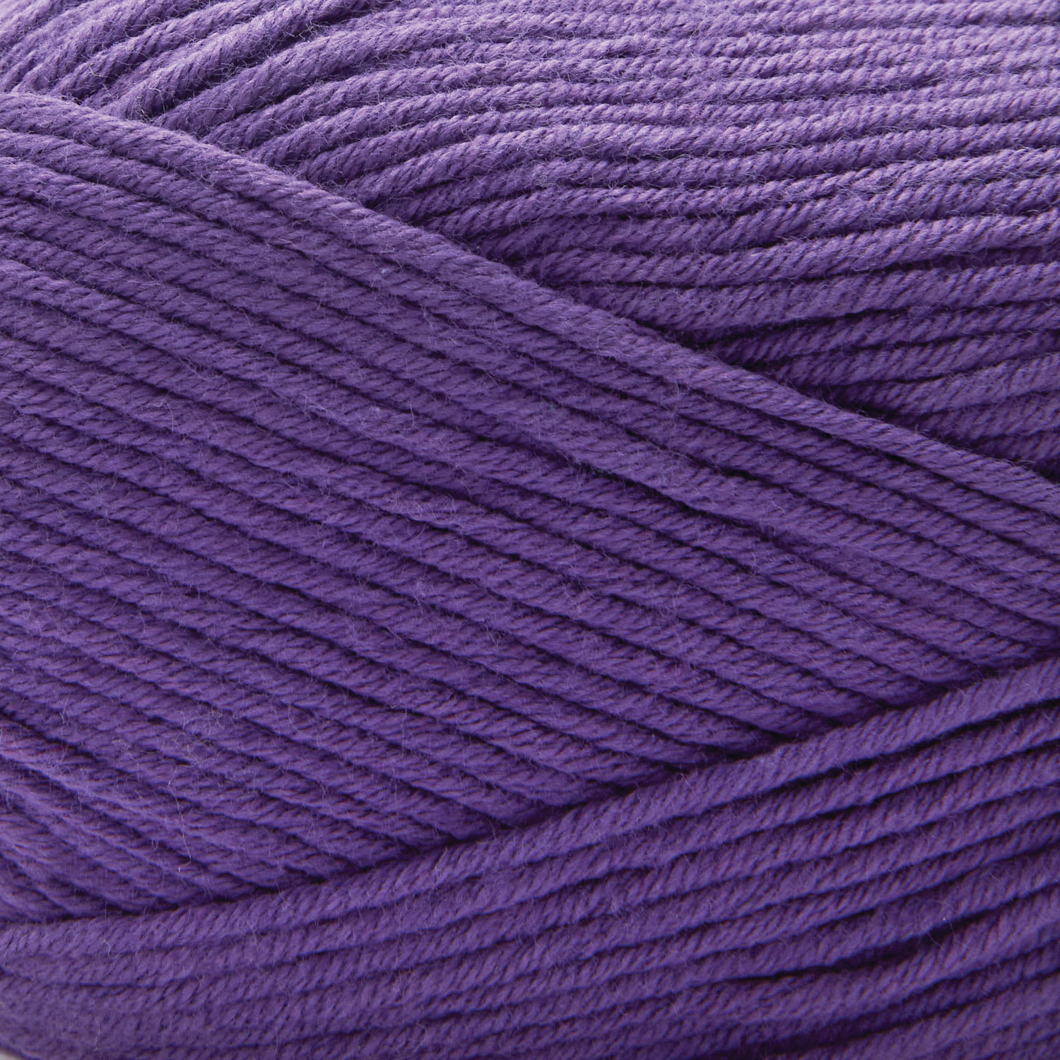 Premier Yarn Cotton Fair Worsted Yarn - Grape, 207 yds close up to show texture