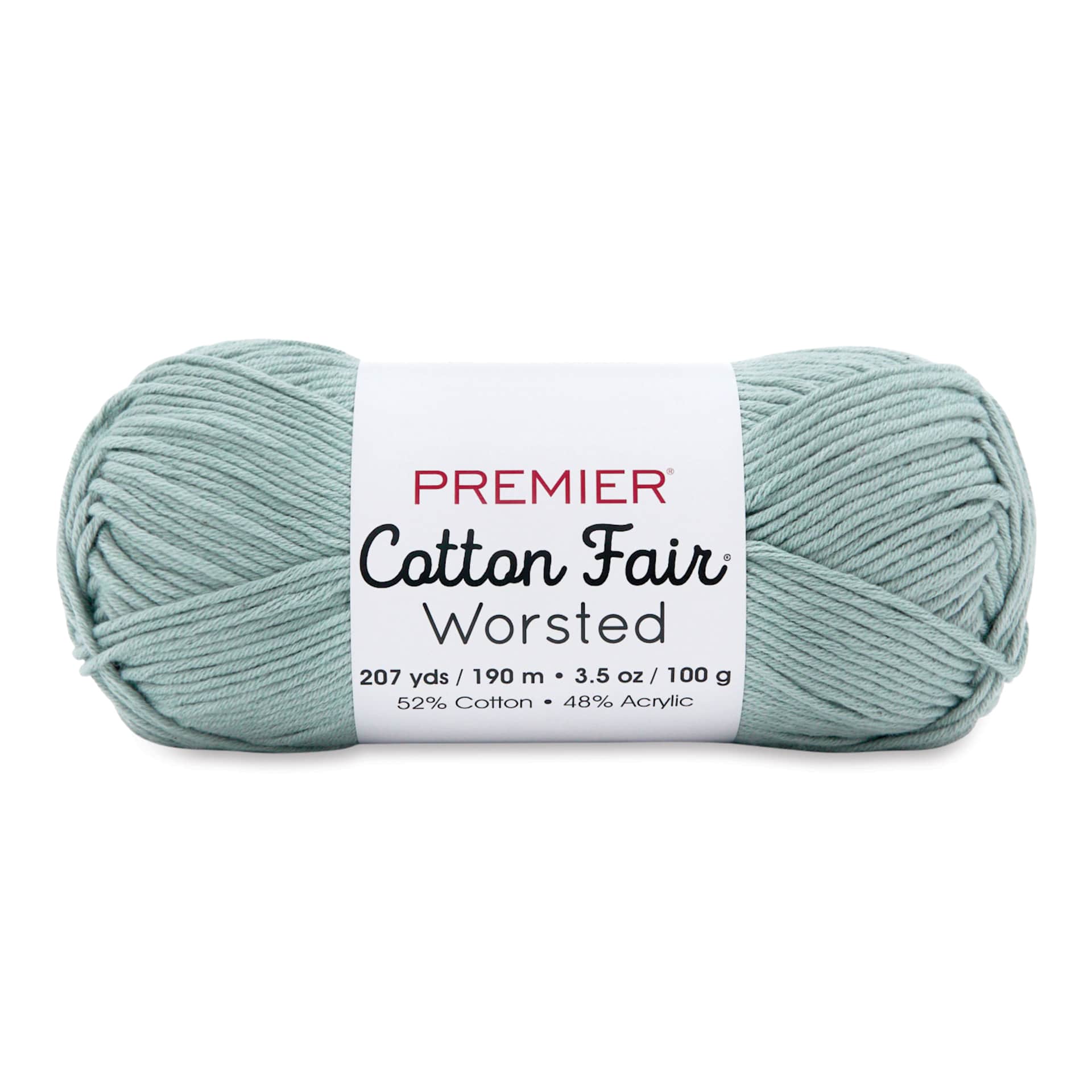 Premier Yarn Cotton Fair Worsted Yarn - Succulent, 207 yds