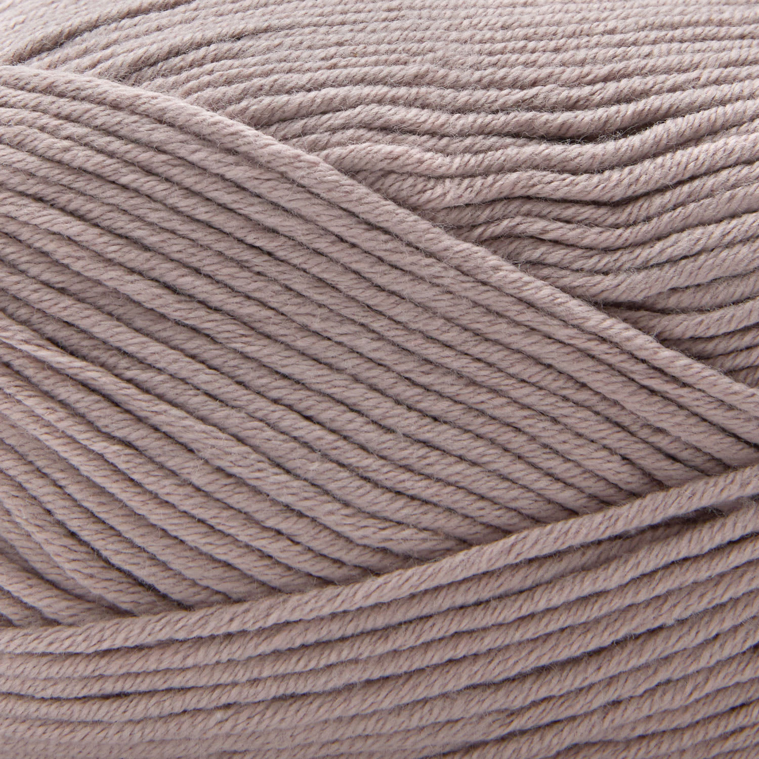 Premier Yarn Cotton Fair Worsted Yarn - Taupe, 207 yds close up to show texture