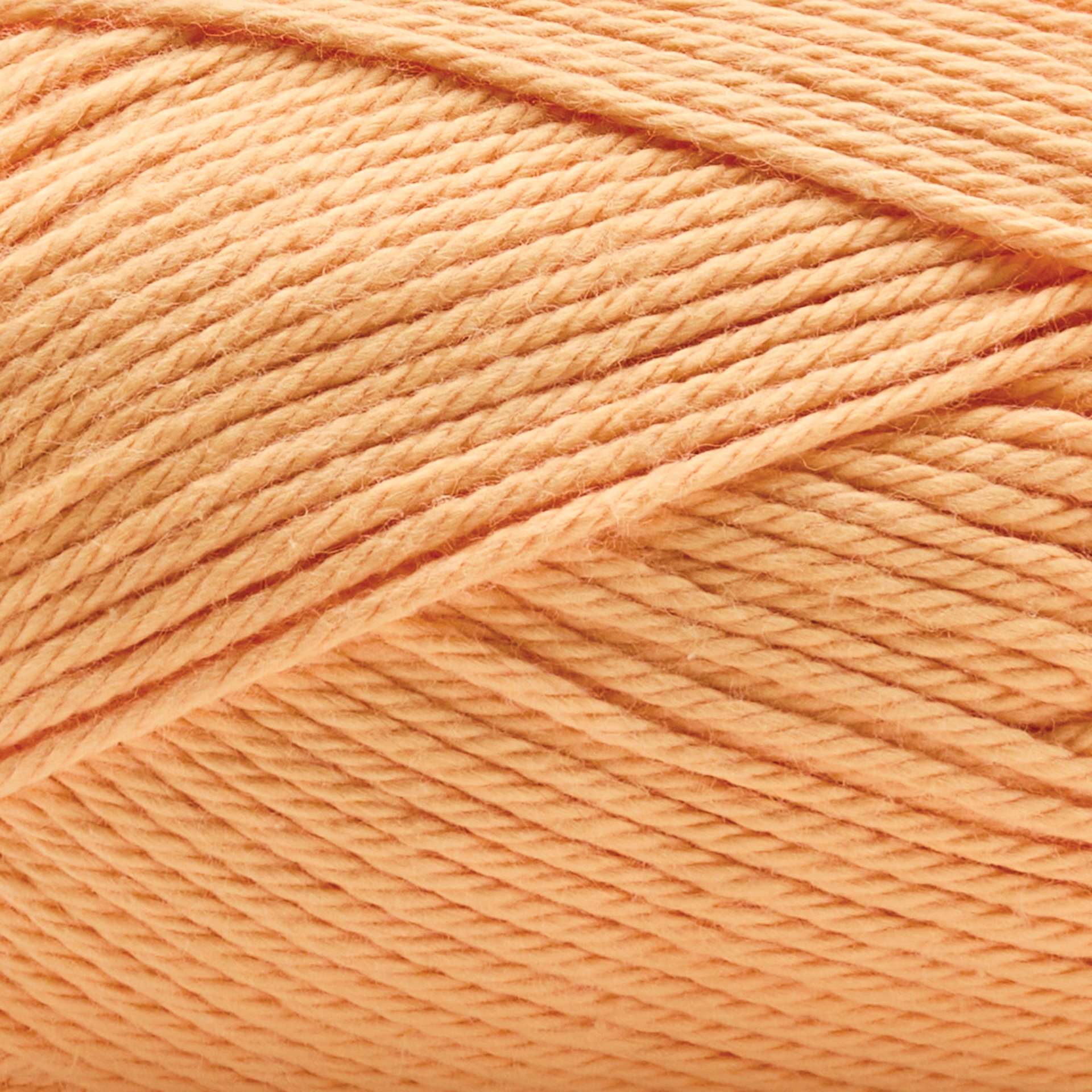 Premier Yarn Cotton Sprout Worsted Yarn - Apricot, 180 yds close up to show texture