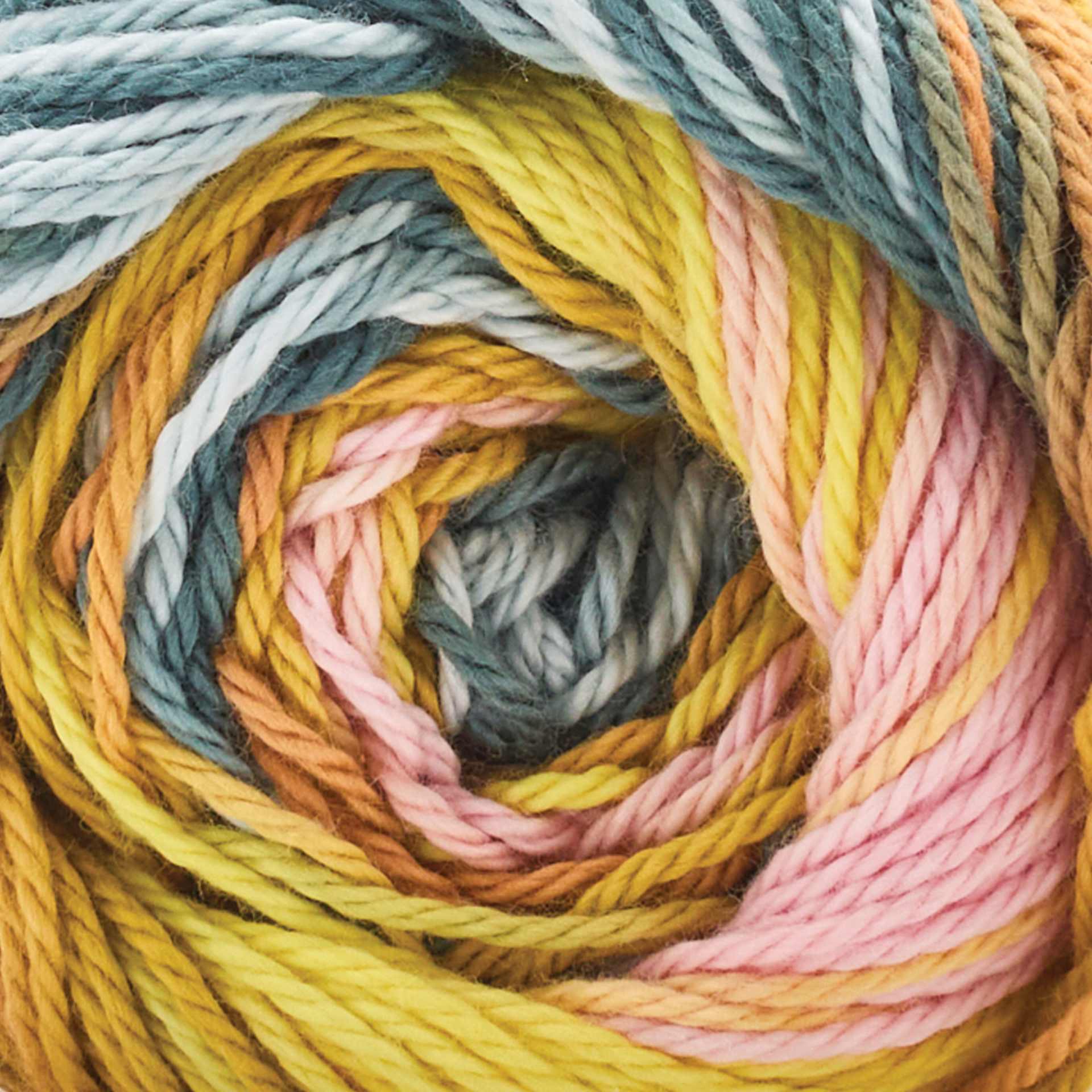 Premier Yarn Hipster Cotton Yarn - Lake House, 229 yds close up to show texture