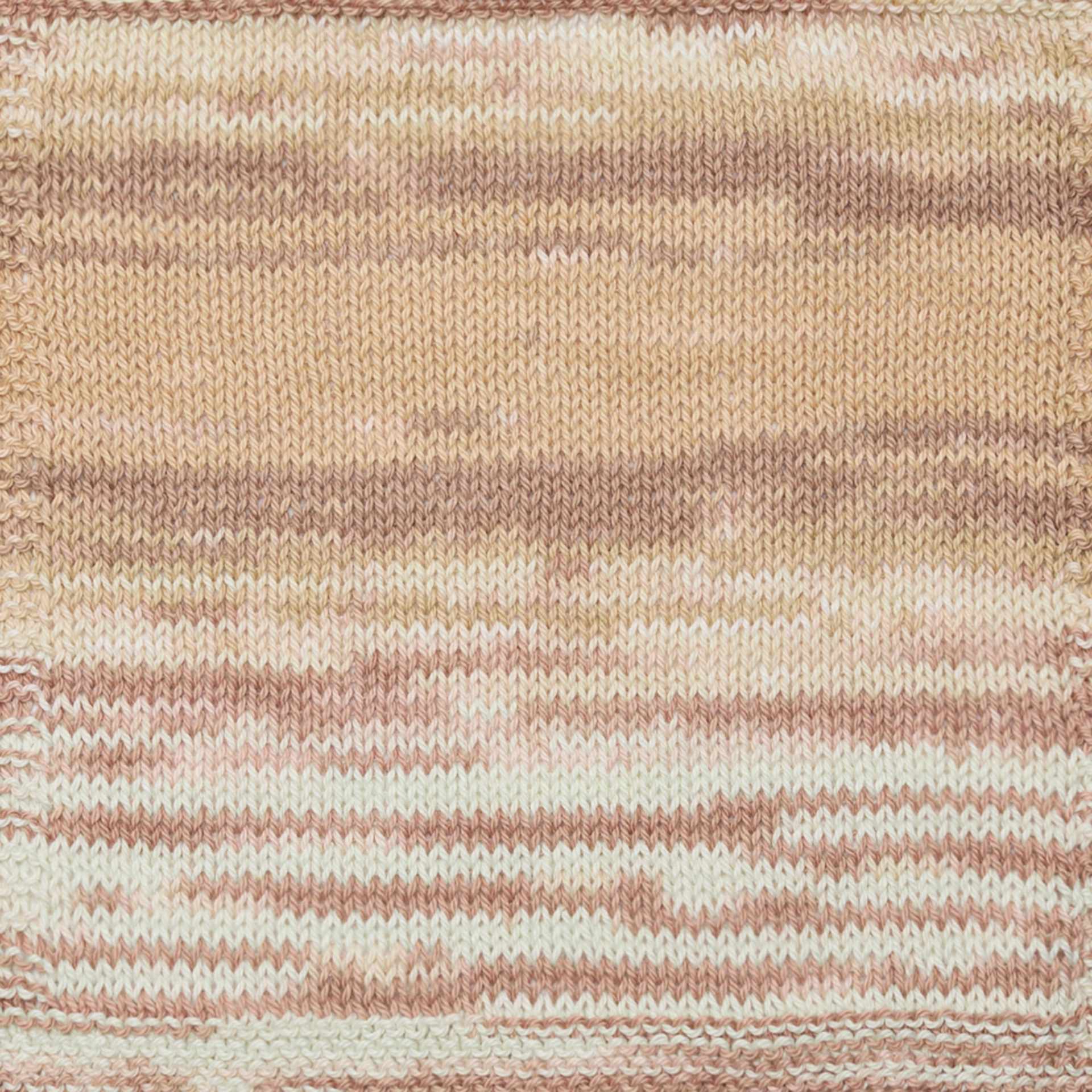 Premier Yarn Hipster Cotton Yarn - Dunes, 229 yds showing knitted pattern