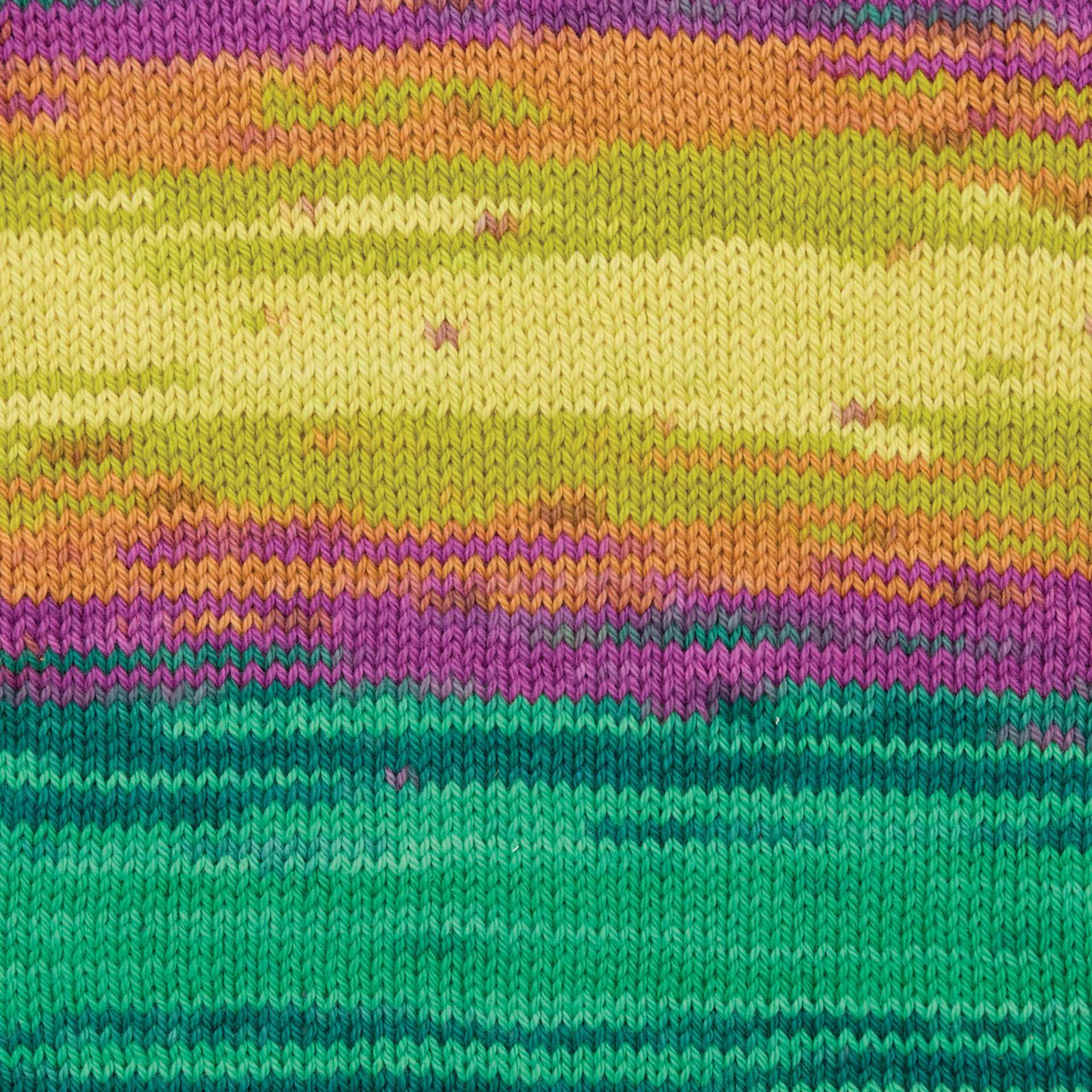 Premier Yarn Hipster Cotton Yarn - Sunrise, 229 yds showing knitted pattern