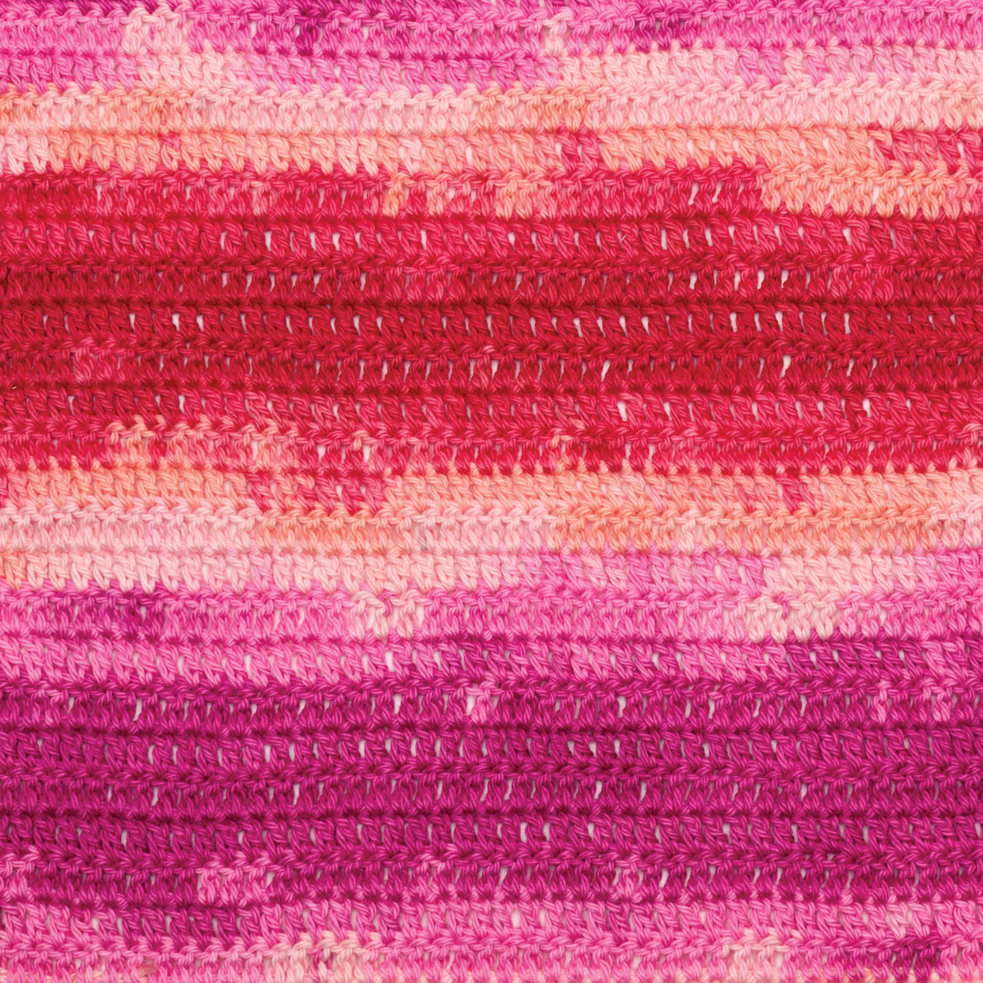 Premier Yarn Hipster Cotton Yarn - Roses, 229 yds showing crocheted pattern