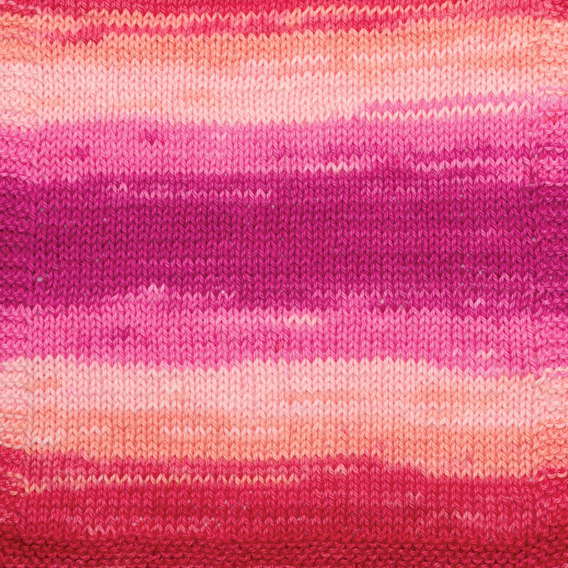 Premier Yarn Hipster Cotton Yarn - Roses, 229 yds showing knitted pattern