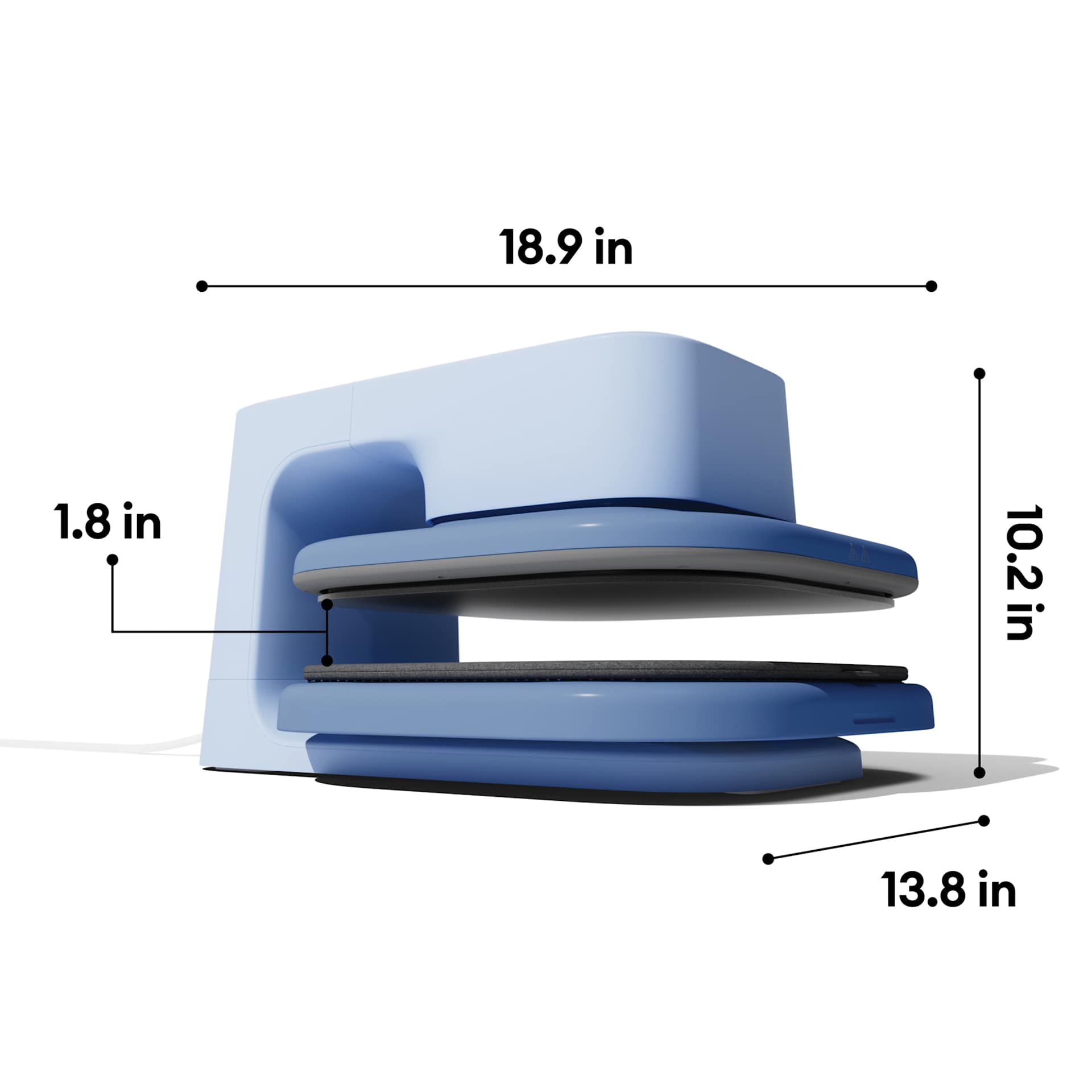 Cricut AutoPress 2 dimensions