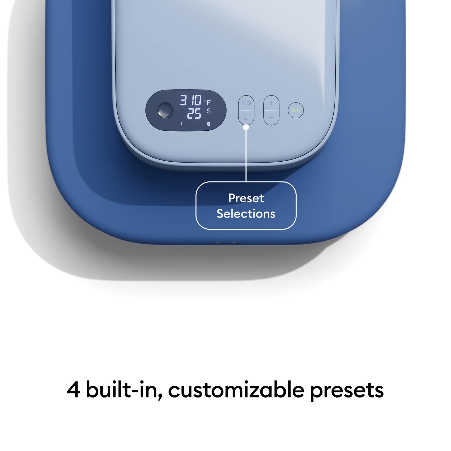 4 built-in, customizable presets
