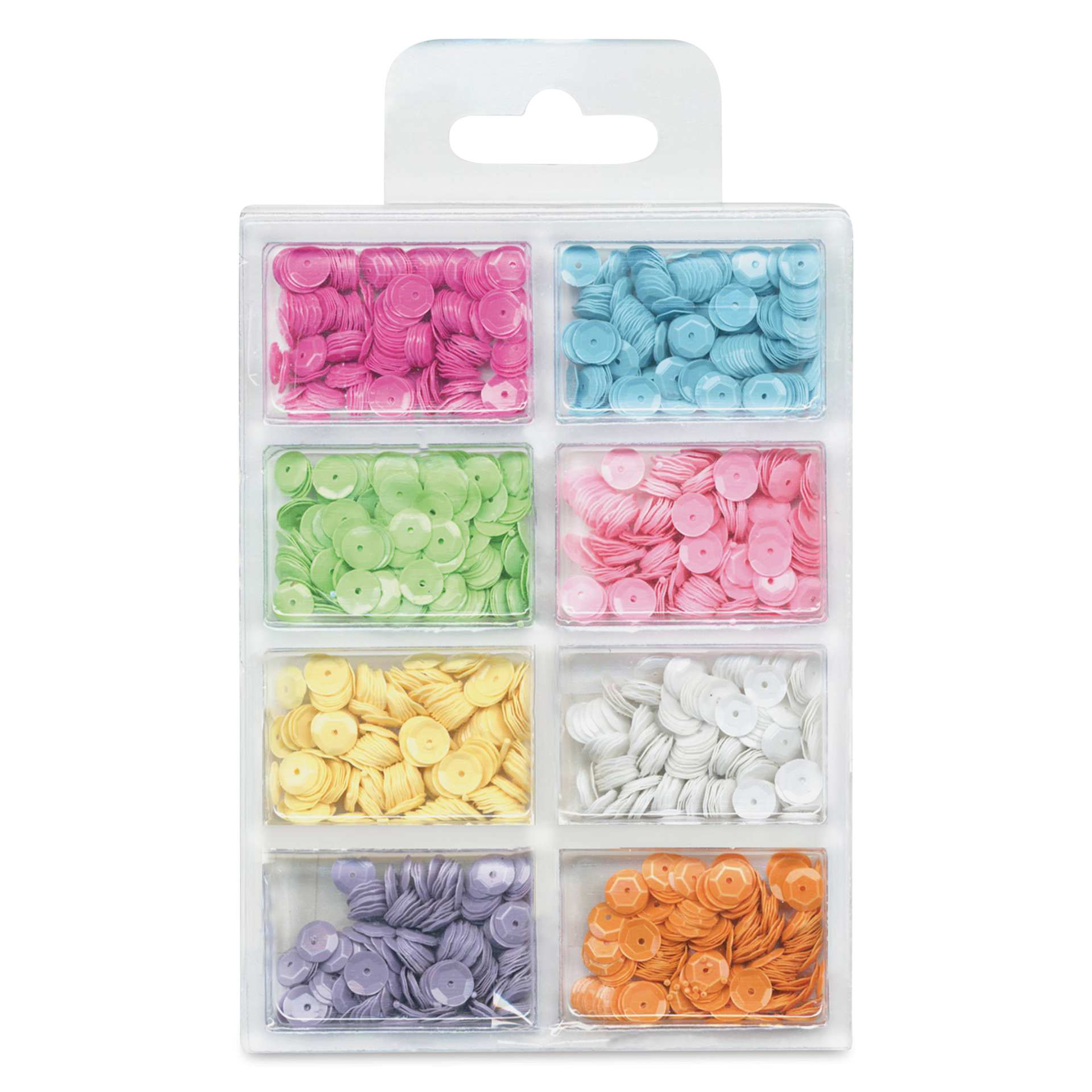 Craft Medley Sequins - Baby Set, .56 oz (Back of package)