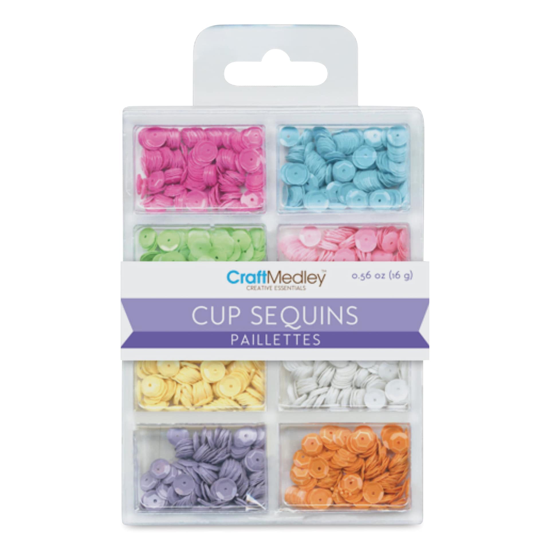 Craft Medley Sequins - Baby Set, .56 oz (Front of package)