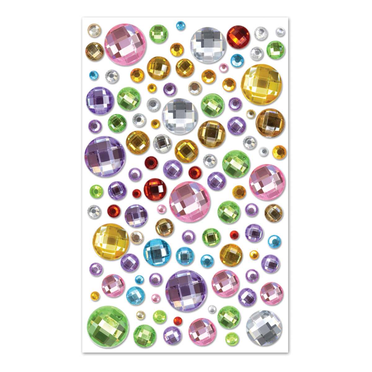 Balloon Blast Gem Stickers - Multicolor