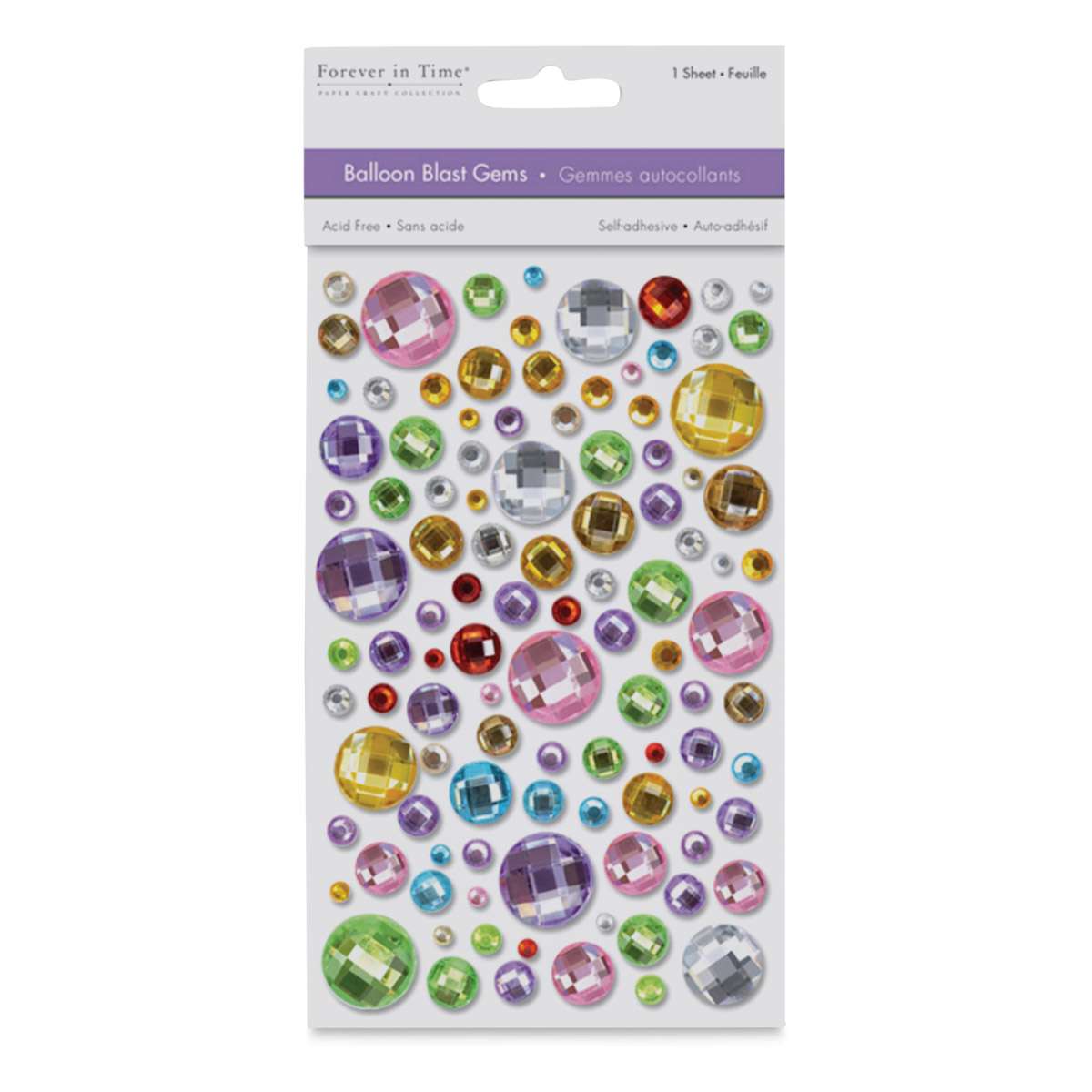 Balloon Blast Gem Stickers - Multicolor (In packaging)