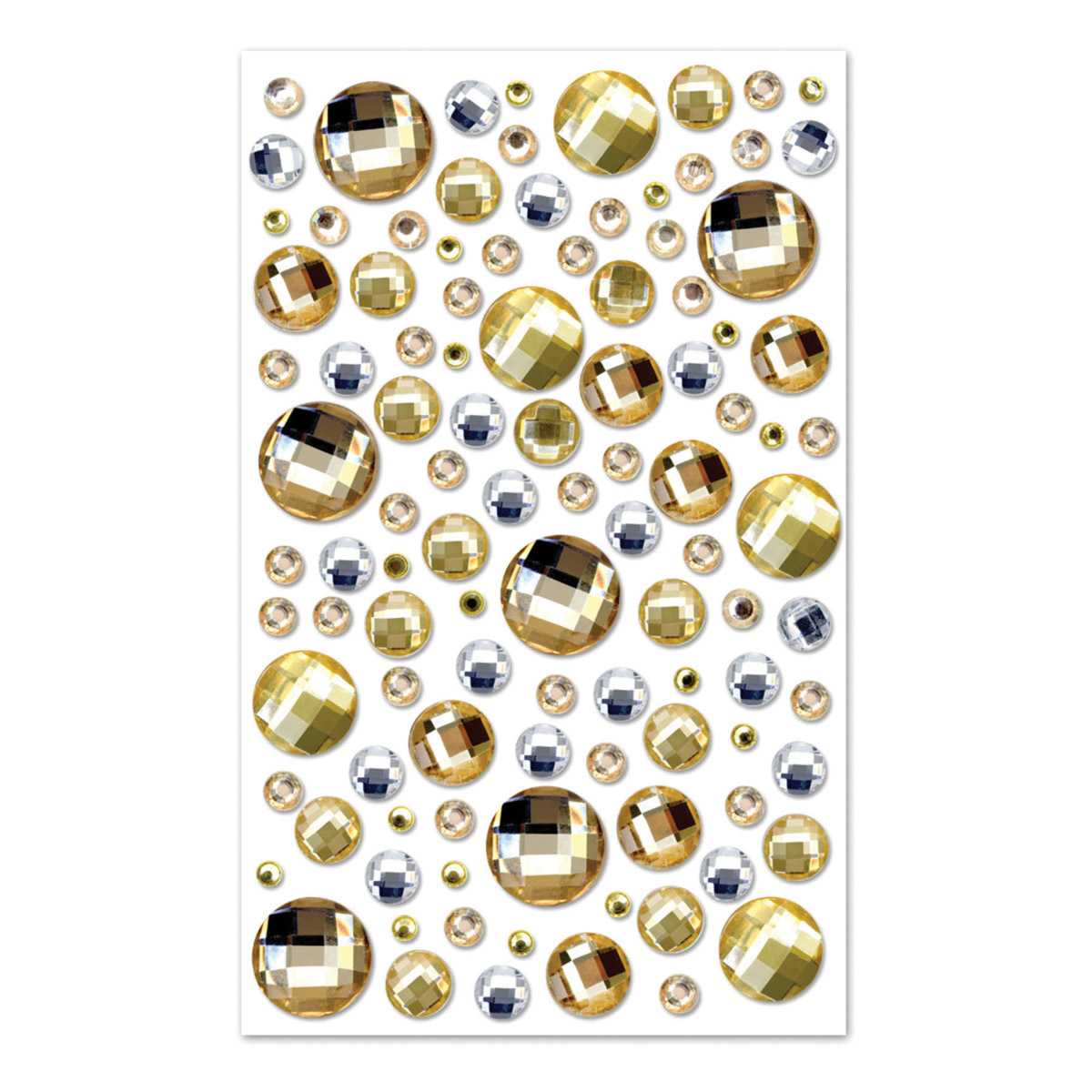 Balloon Blast Gem Stickers - Golden