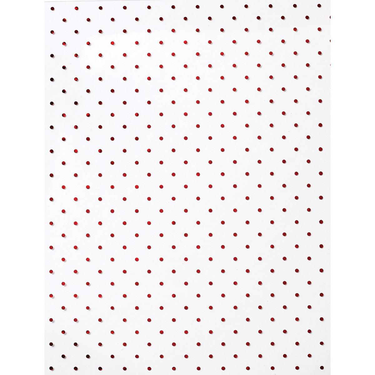 Cricut Joy Cards, Inserts, and Envelopes - Charmed, Package of 10 (Acetate Insert, Red Dots)
