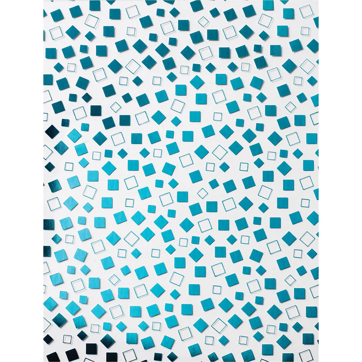 Cricut Joy Cards, Inserts, and Envelopes - Charmed, Package of 10 (Acetate Insert, Teal Squares)