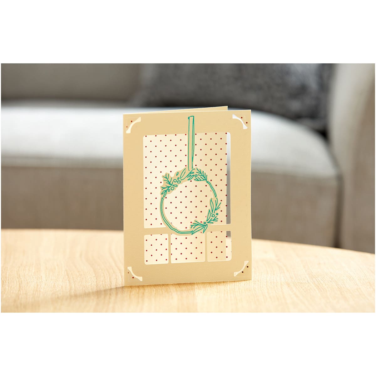 Cricut Joy Cards, Inserts, and Envelopes - Charmed, Package of 10 (Card with Red Dot Acetate Insert)