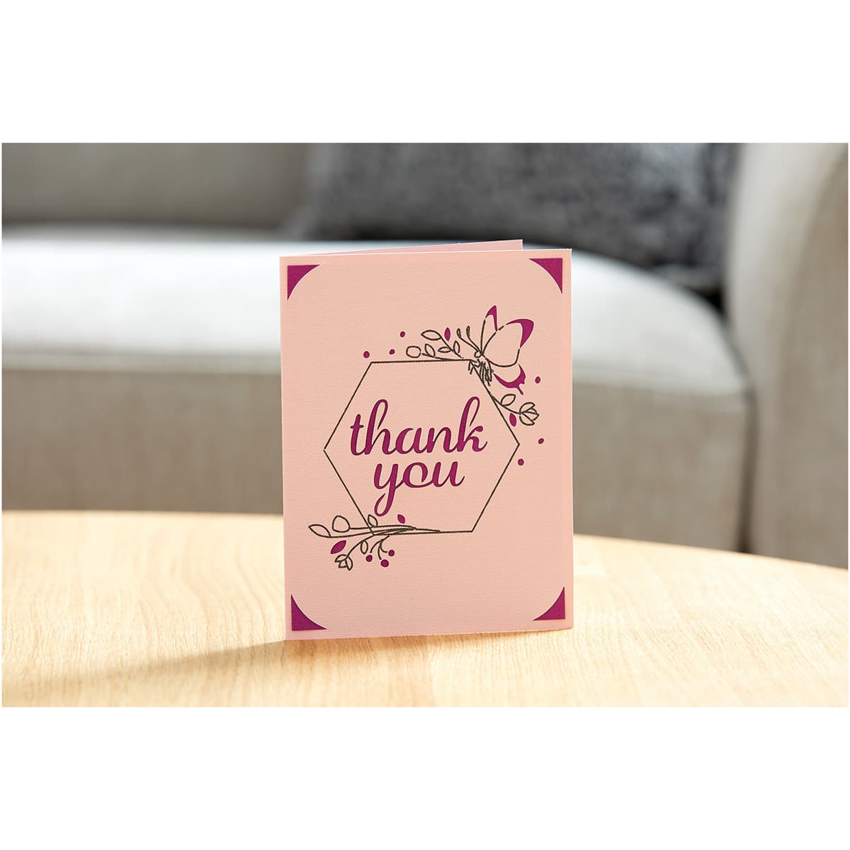 Cricut Joy Cards, Inserts, and Envelopes - Mesa, Package of 12 (Thank You Card)