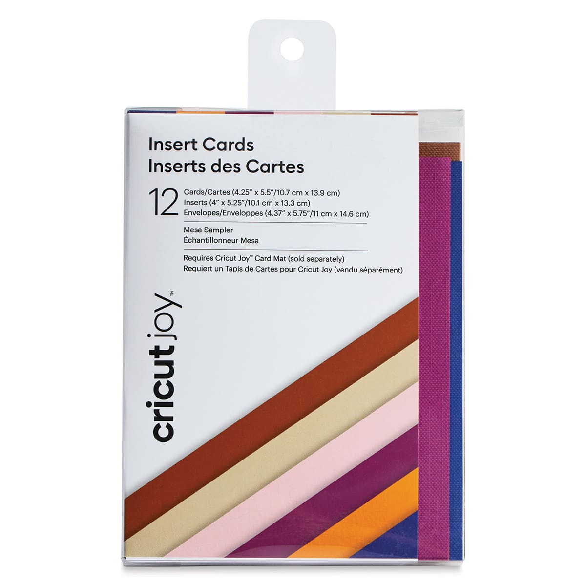 Cricut Joy Cards, Inserts, and Envelopes - Mesa, Package of 12 (In packaging)