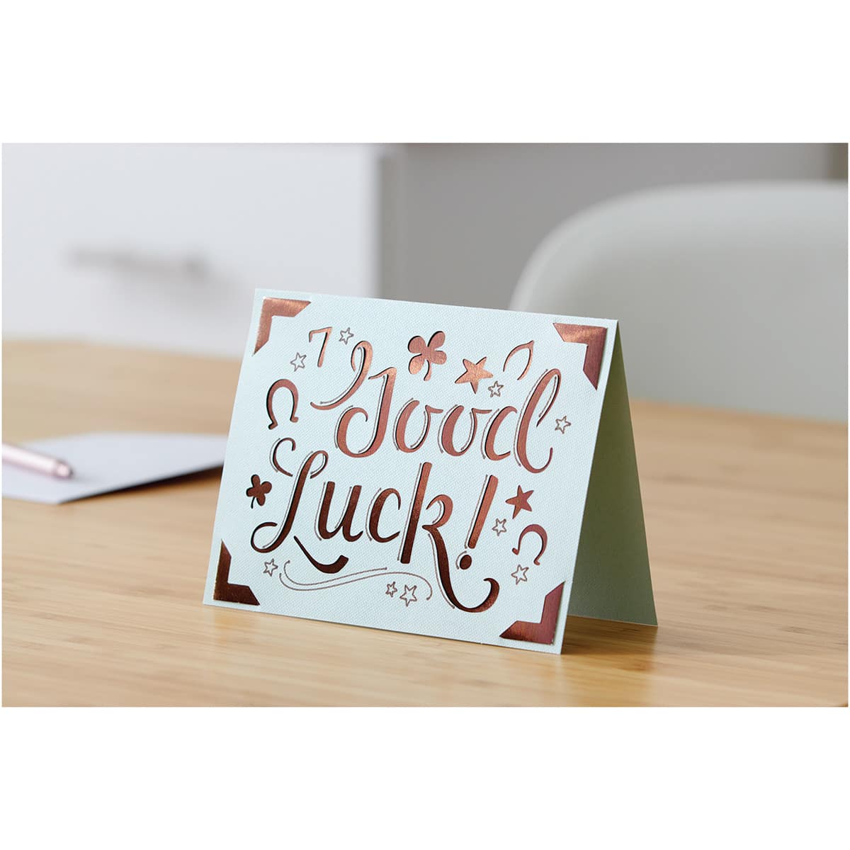 Cricut Joy Cards, Inserts, and Envelopes - Macarons, Package of 12 (Good Luck Card)