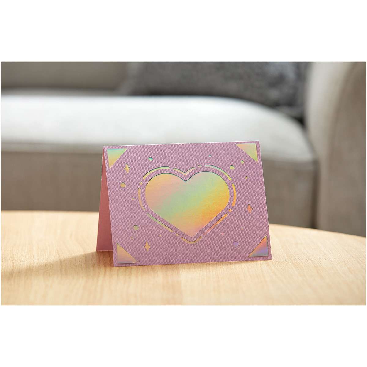 Cricut Joy Cards, Inserts, and Envelopes - Princess, Package of 12 (Heart Card)