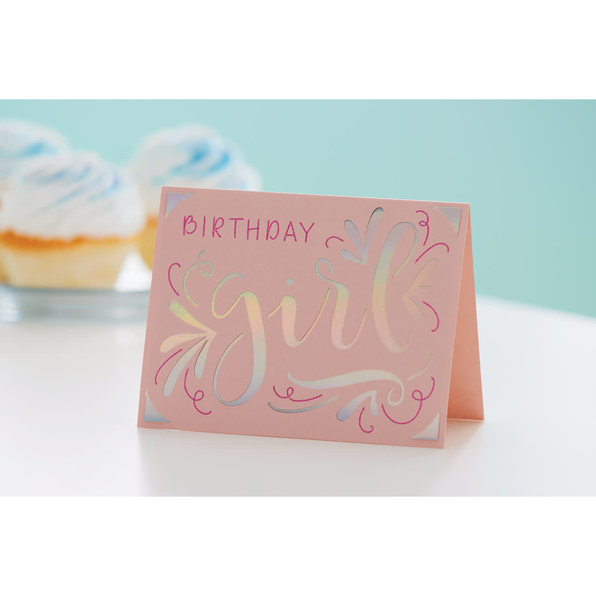 Cricut Joy Cards, Inserts, and Envelopes - Princess, Package of 12 (Birthday Girl Card)