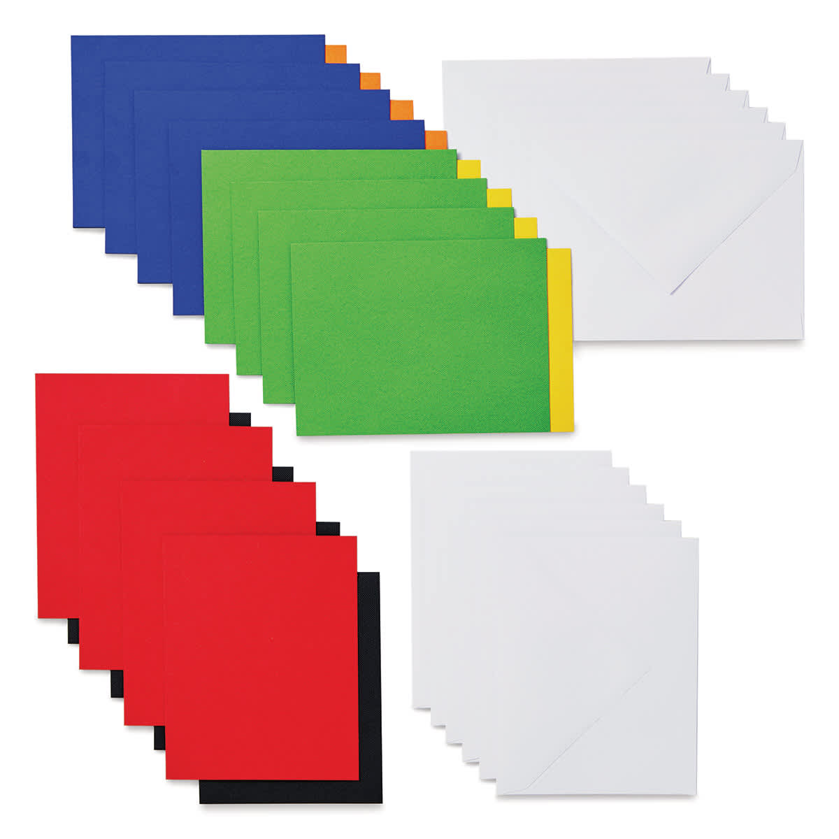 Cricut Joy Cards, Inserts, and Envelopes - Fingerpaint, Package of 12 (Cards, Inserts, and Envelopes shown out of packaging)
