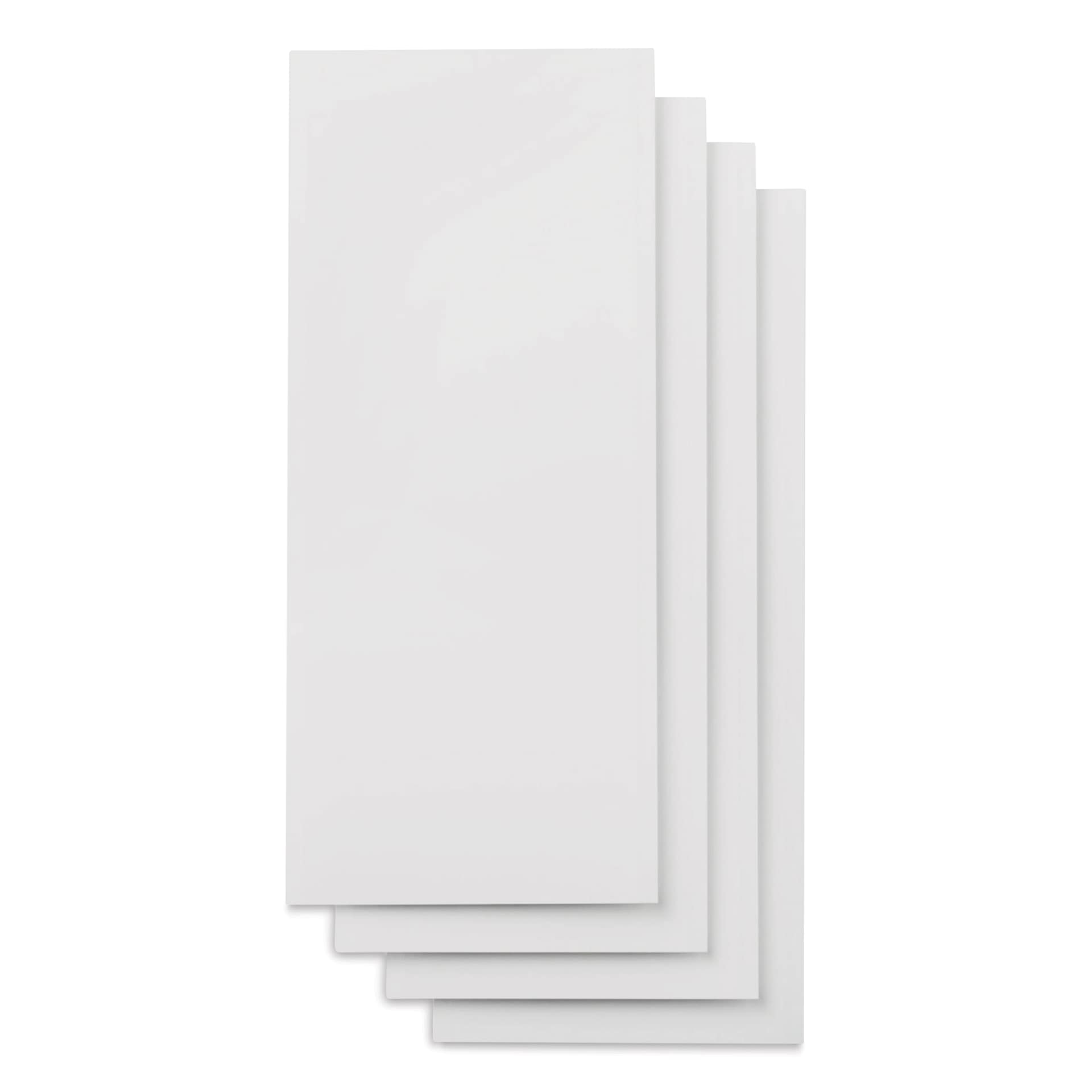 Cricut Joy Permanent Smart Label Writable Vinyl - Transparent, Pkg of 4 Sheets, laid out