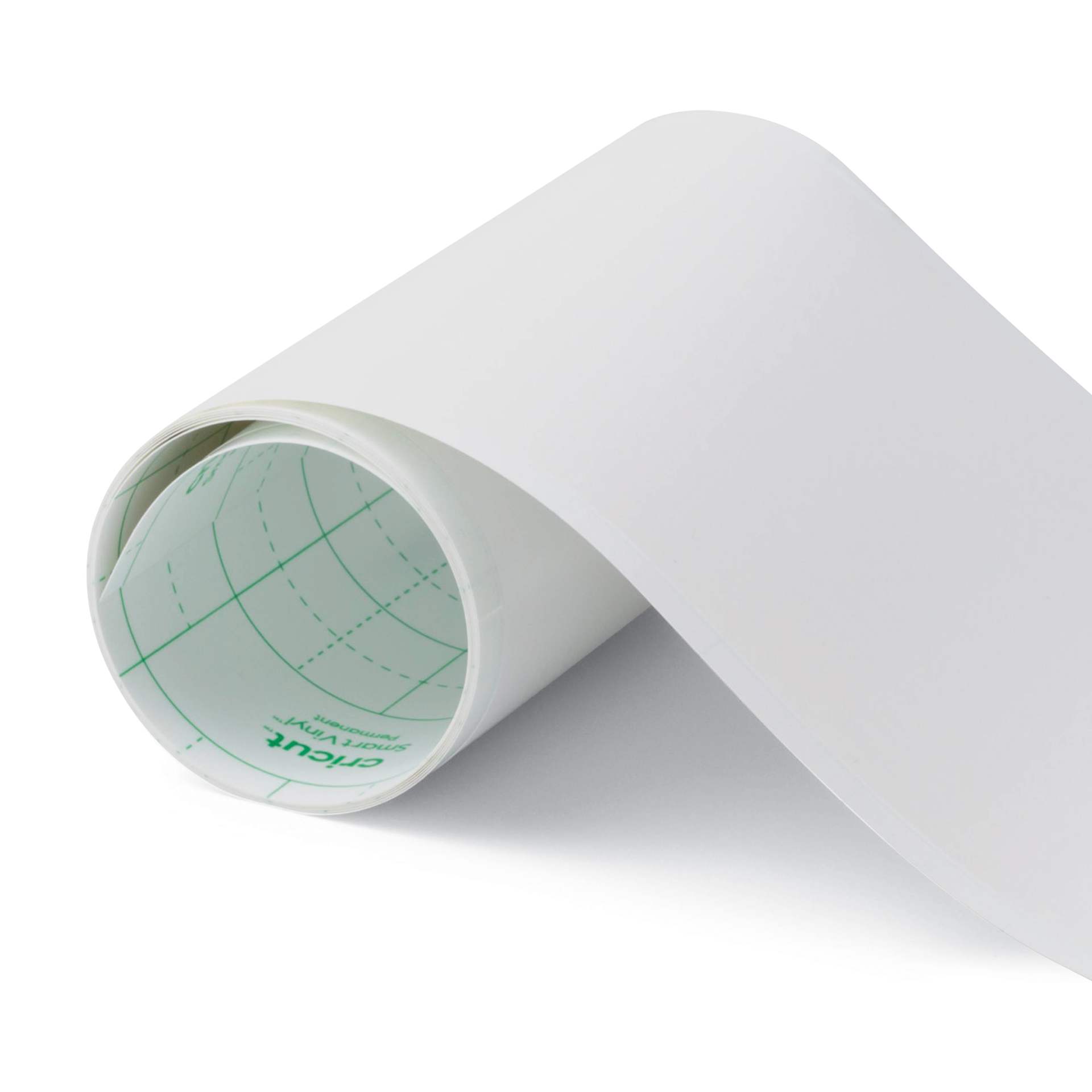 Cricut Joy Permanent Smart Vinyl - White, Matte, 5-1/2" x 48", unrolled