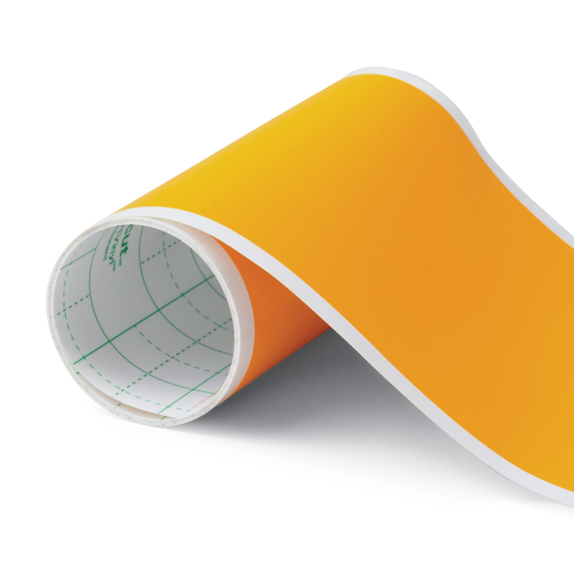 Cricut Joy Permanent Smart Vinyl - Maize Yellow, Matte, 5-1/2" x 48", unrolled