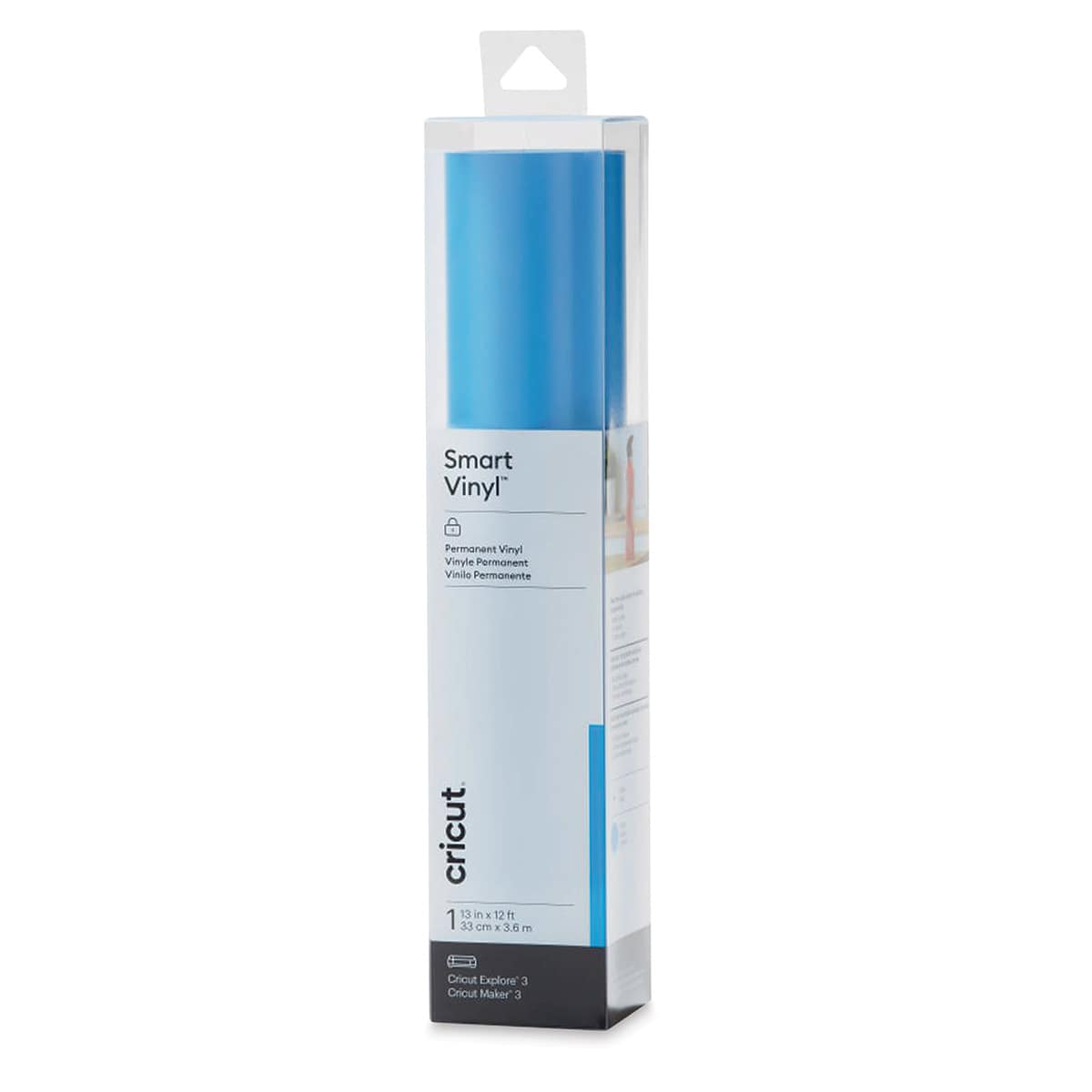 Cricut Permanent Smart Vinyl - Ocean, 13" x 12 ft, Roll (In packaging)