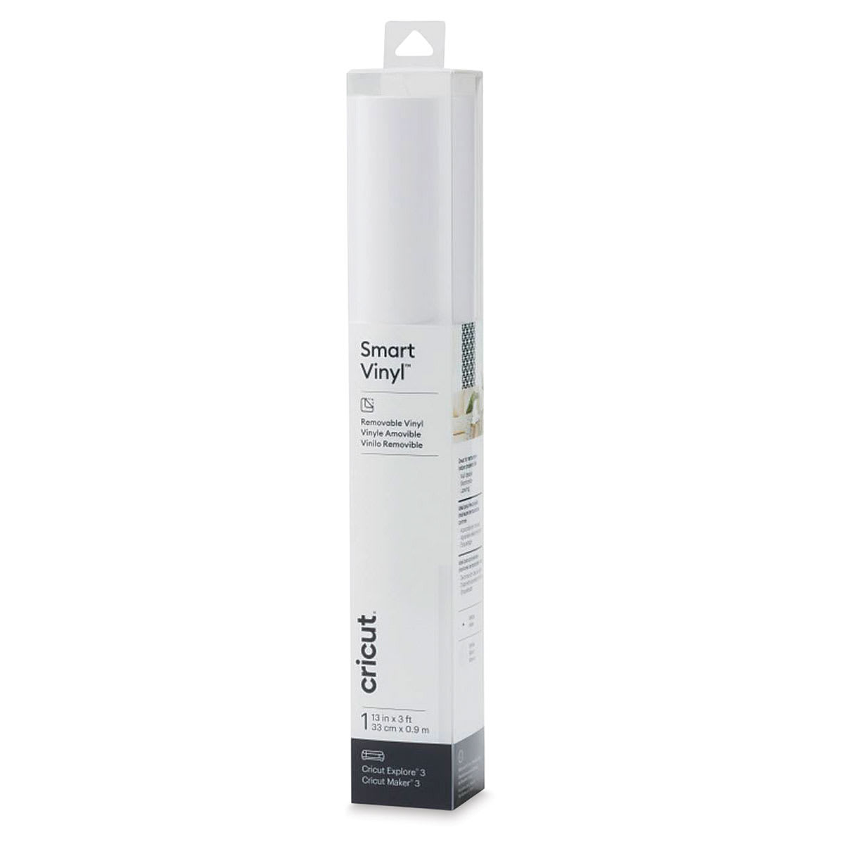 Cricut Removable Smart Vinyl - White, 13" x 3 ft, Roll (In packaging)