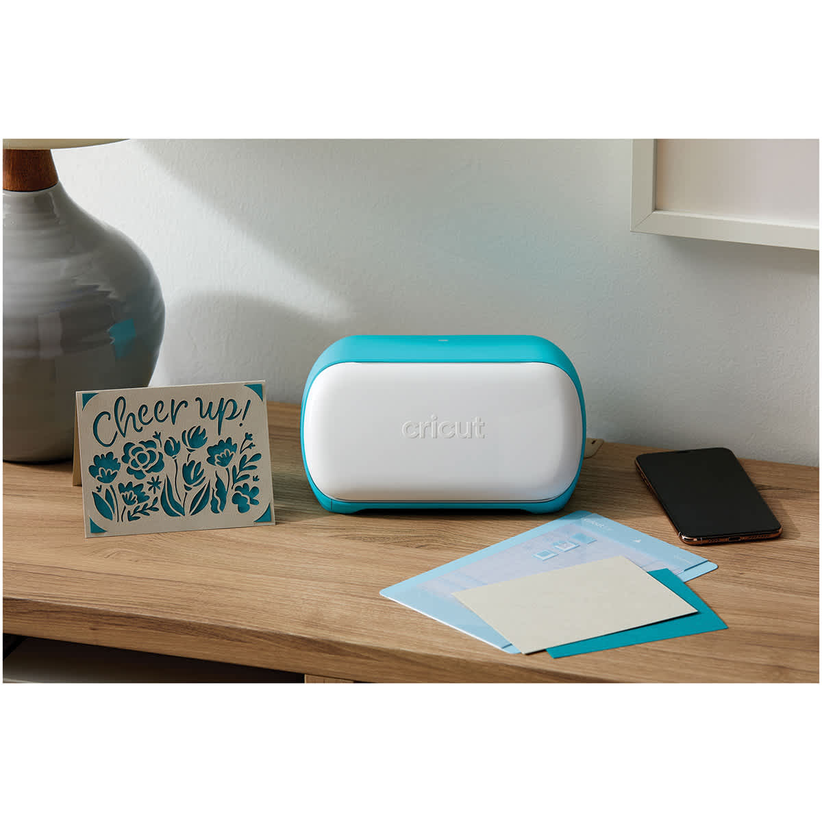 Cricut Joy (Shown with completed card and materials)