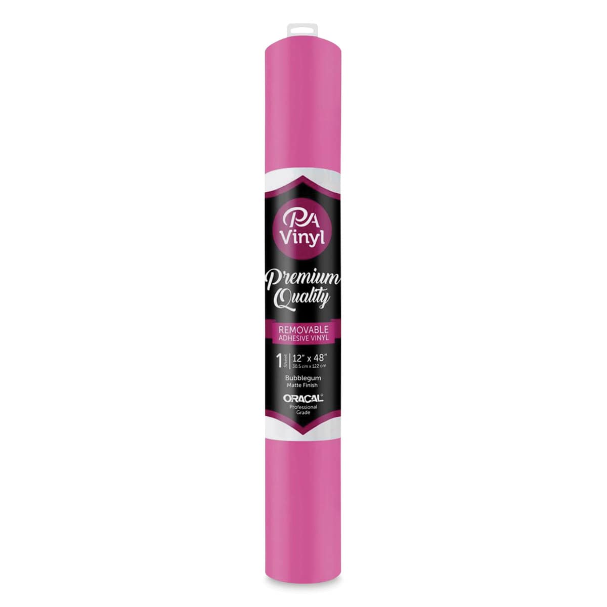 PA Vinyl Removable Vinyl - Matte Bubblegum, 12" W x 48" L