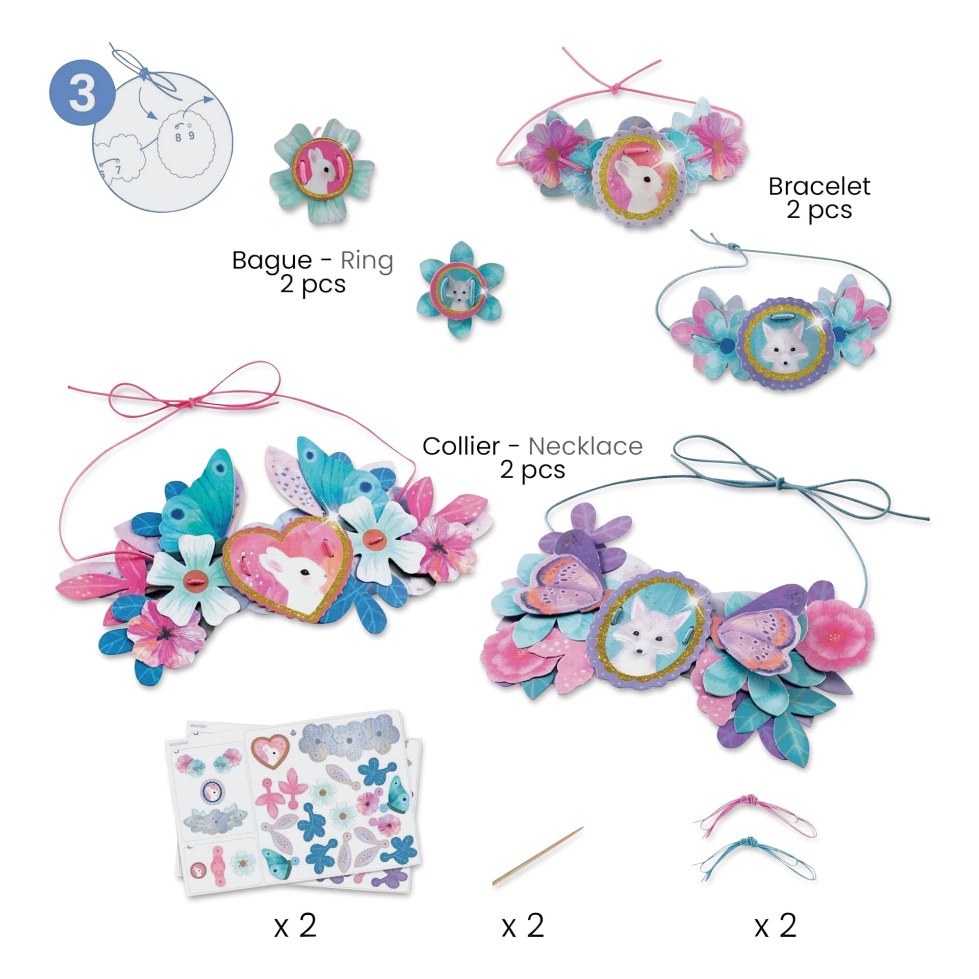 Djeco Do It Yourself Nymphea Multi-Activity Kit - contents part three