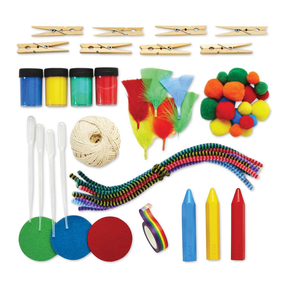 Kid Made Modern STEAM Paint Exploration Kit (Kit contents)