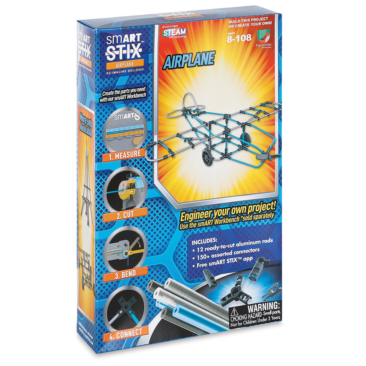 Flycatcher smART STIX Airplane Kit (In packaging)