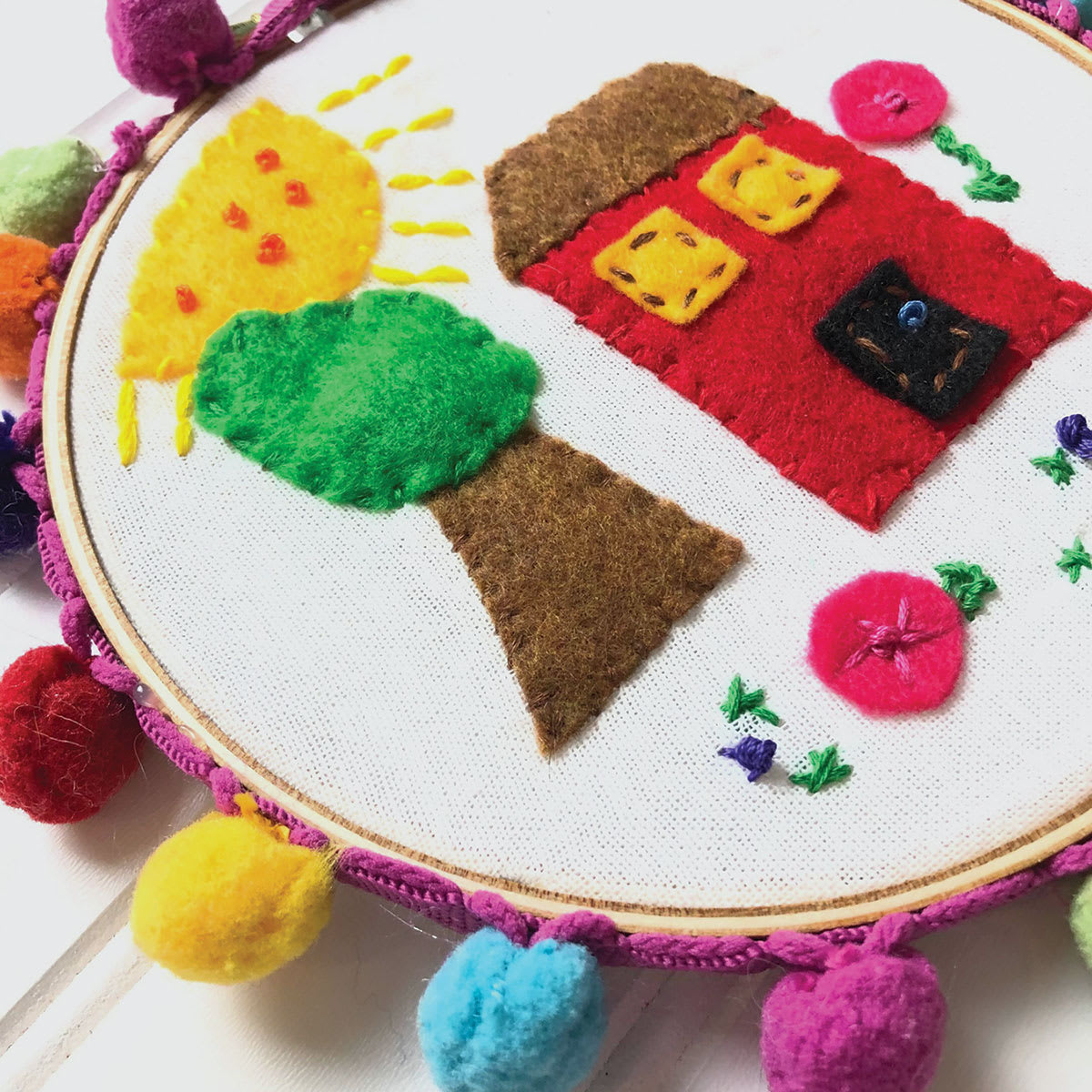 Kunin Premium Felt Bolts (Felt house, tree, and sun)