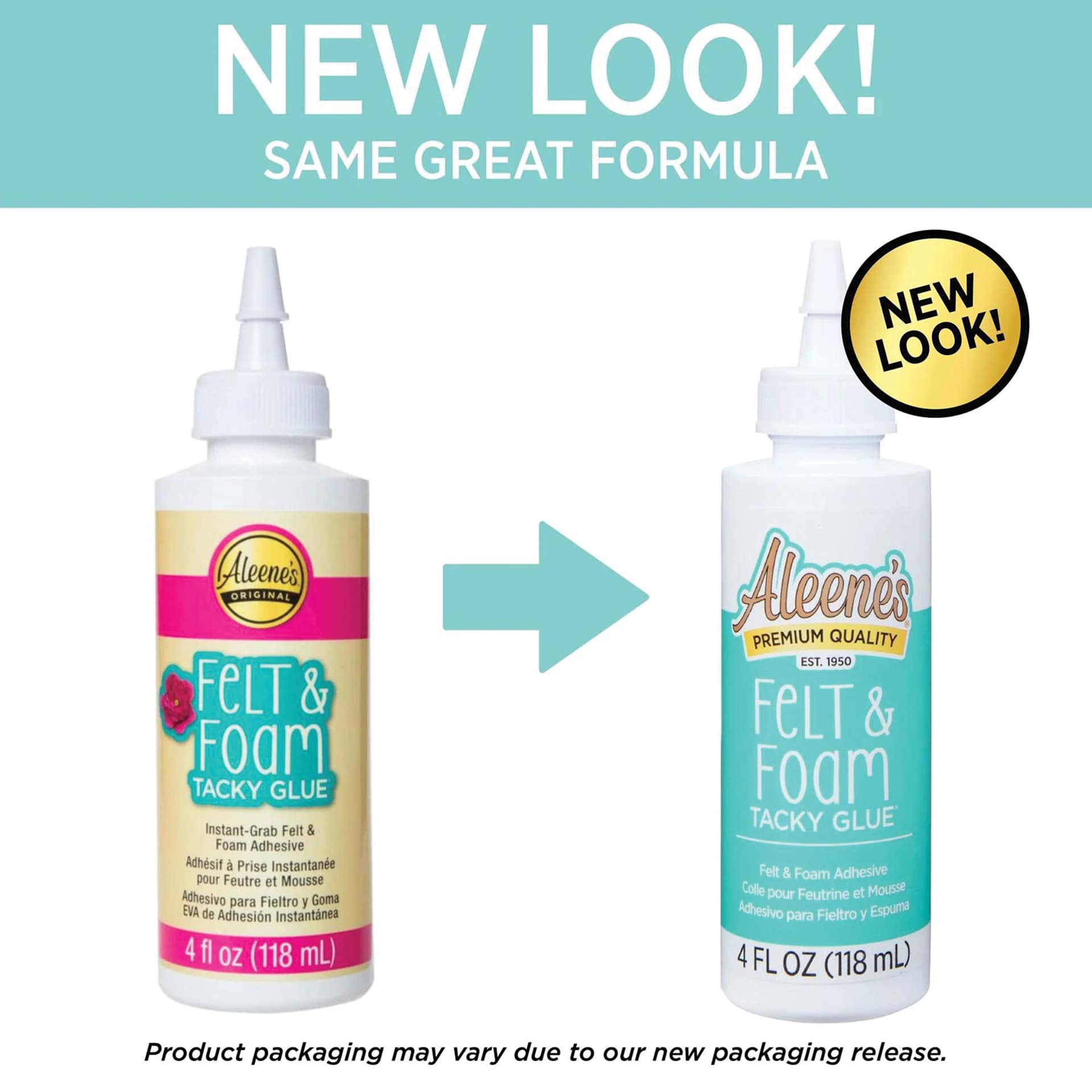 New Look! Same great formula.