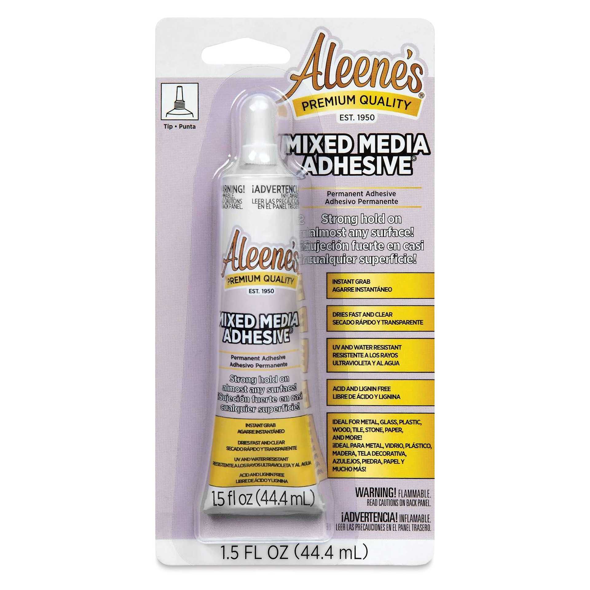 Aleene's Mixed Media Adhesive front of packaging