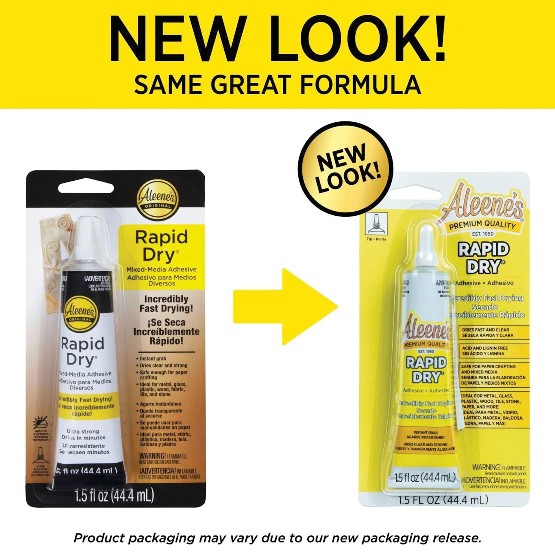 New Look! Same great formula.