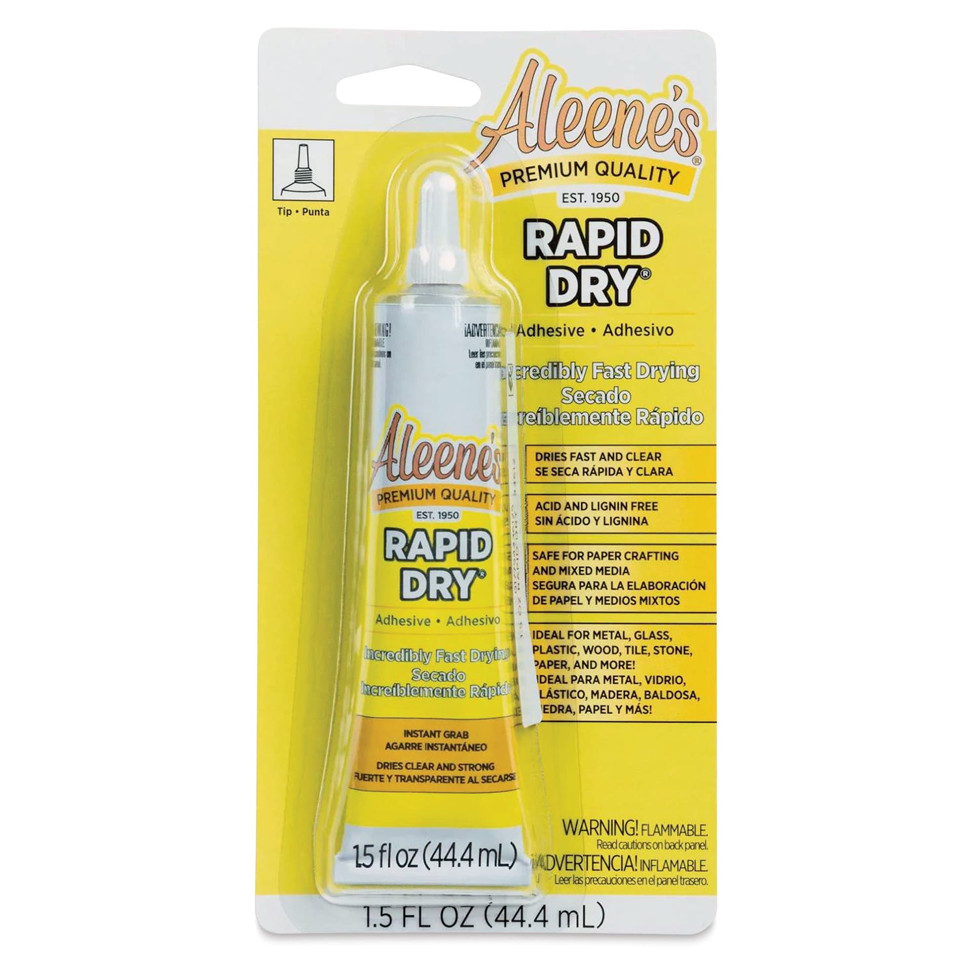 Aleene's Rapid Dry Mixed Media Adhesive front of packaging