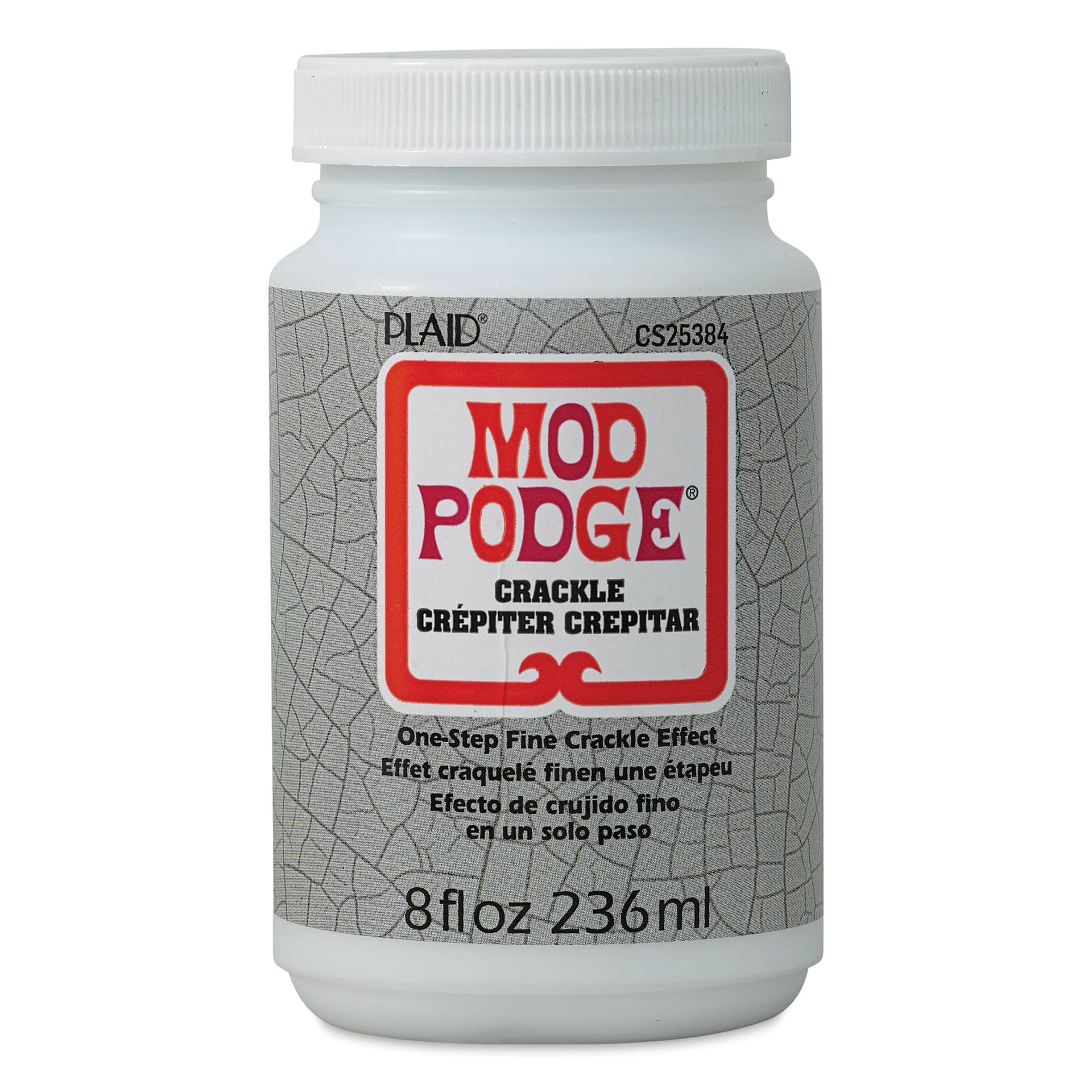 Mod Podge One-Step Crackle Effect - 8 oz, Jar (Front)